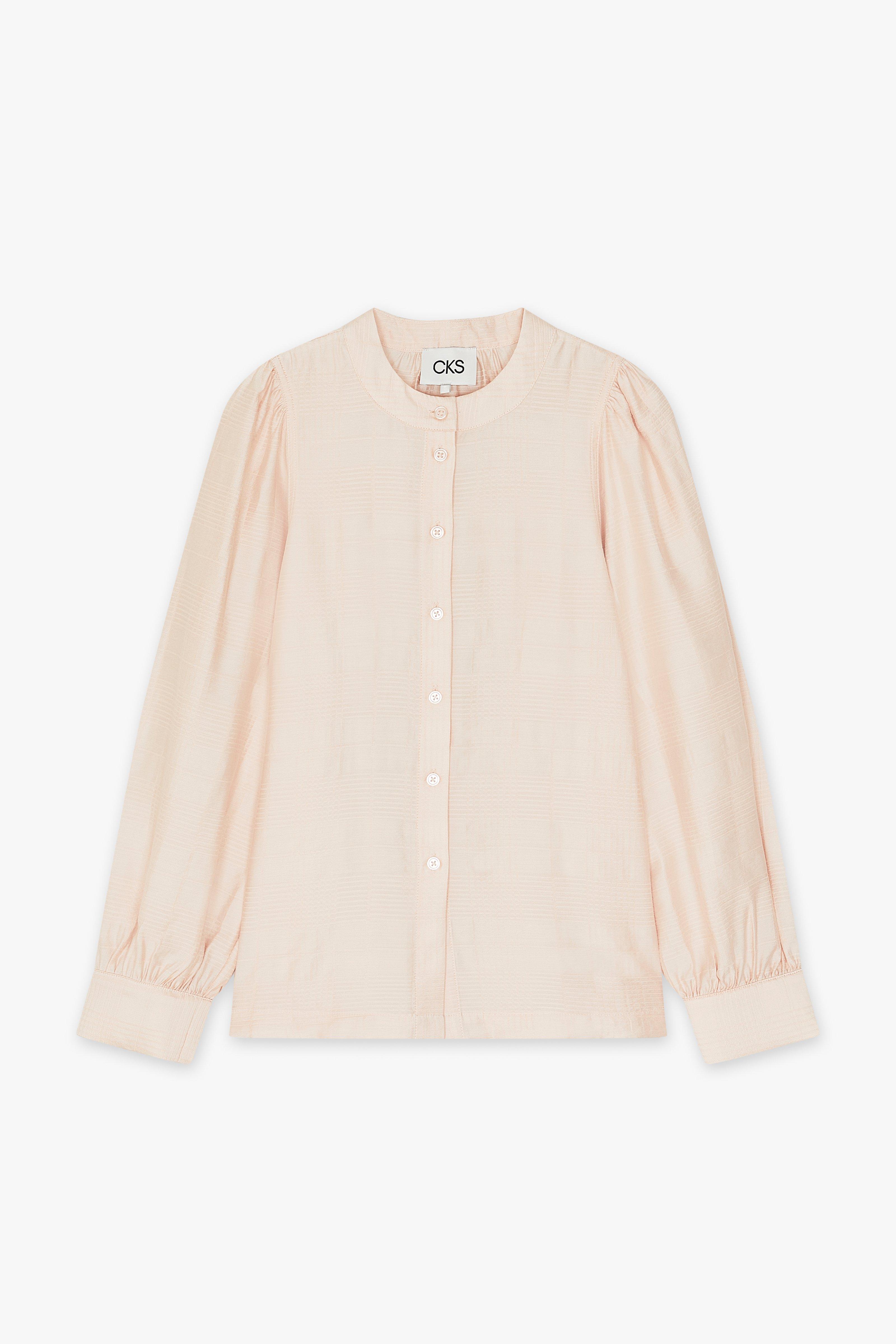 CKS Dames - ROSALINE - blouse korte mouwen - lichtroze