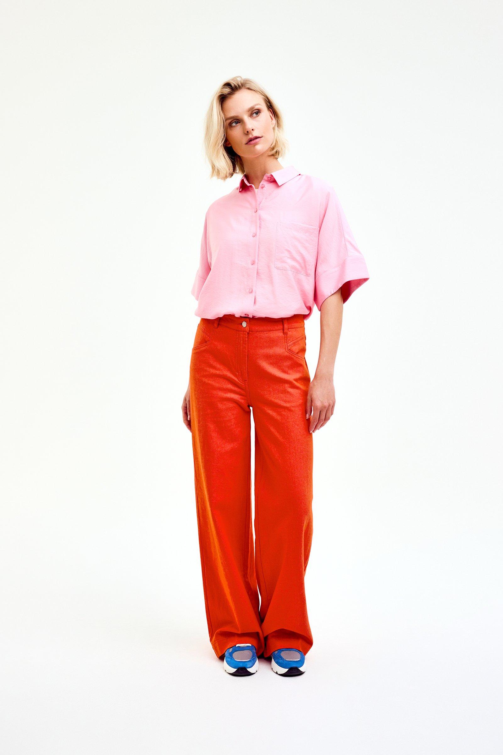 CKS Dames - SELAH - blouse lange mouwen - lichtroze