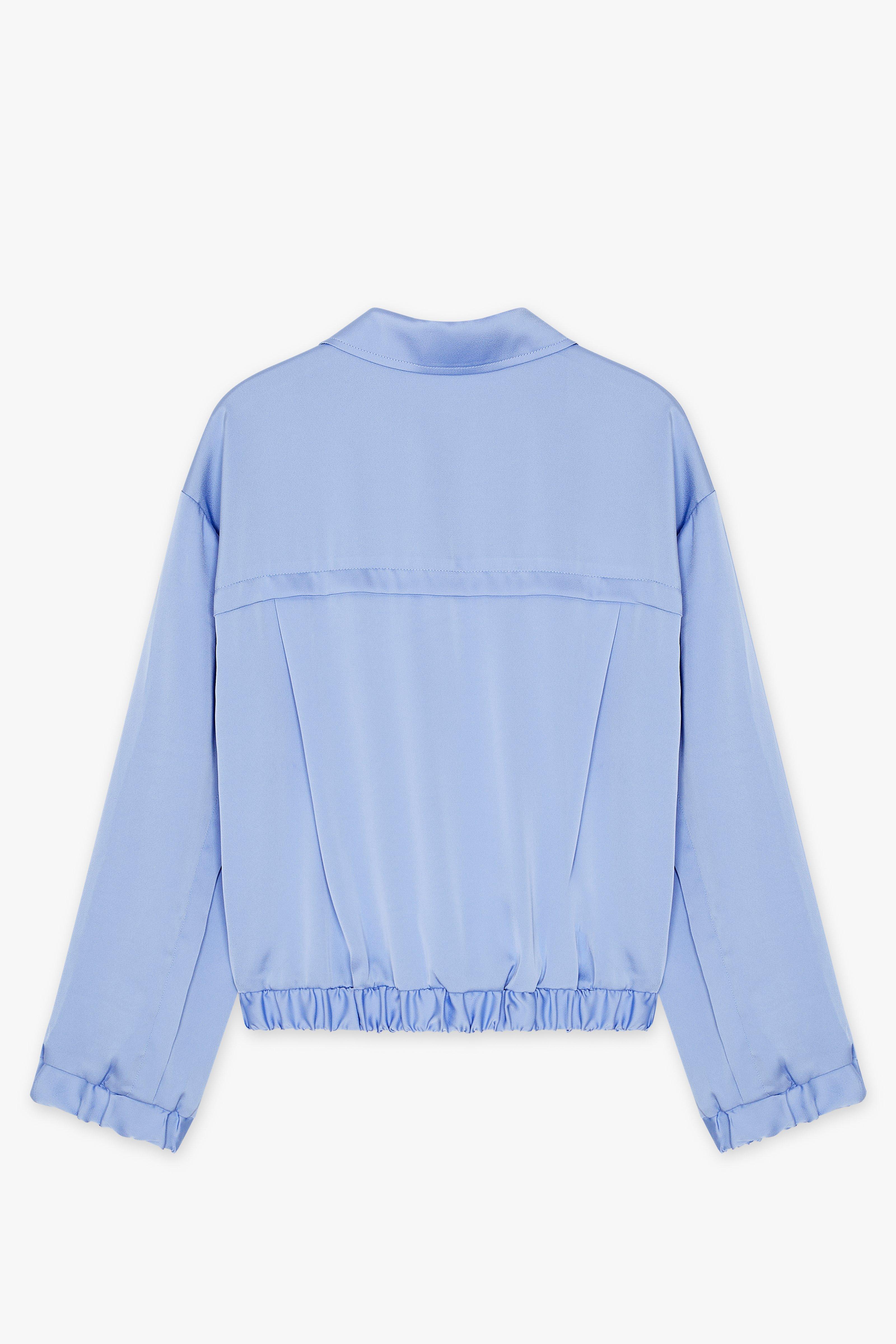 CKS Dames - SISMIC - blouse korte mouwen - lichtblauw