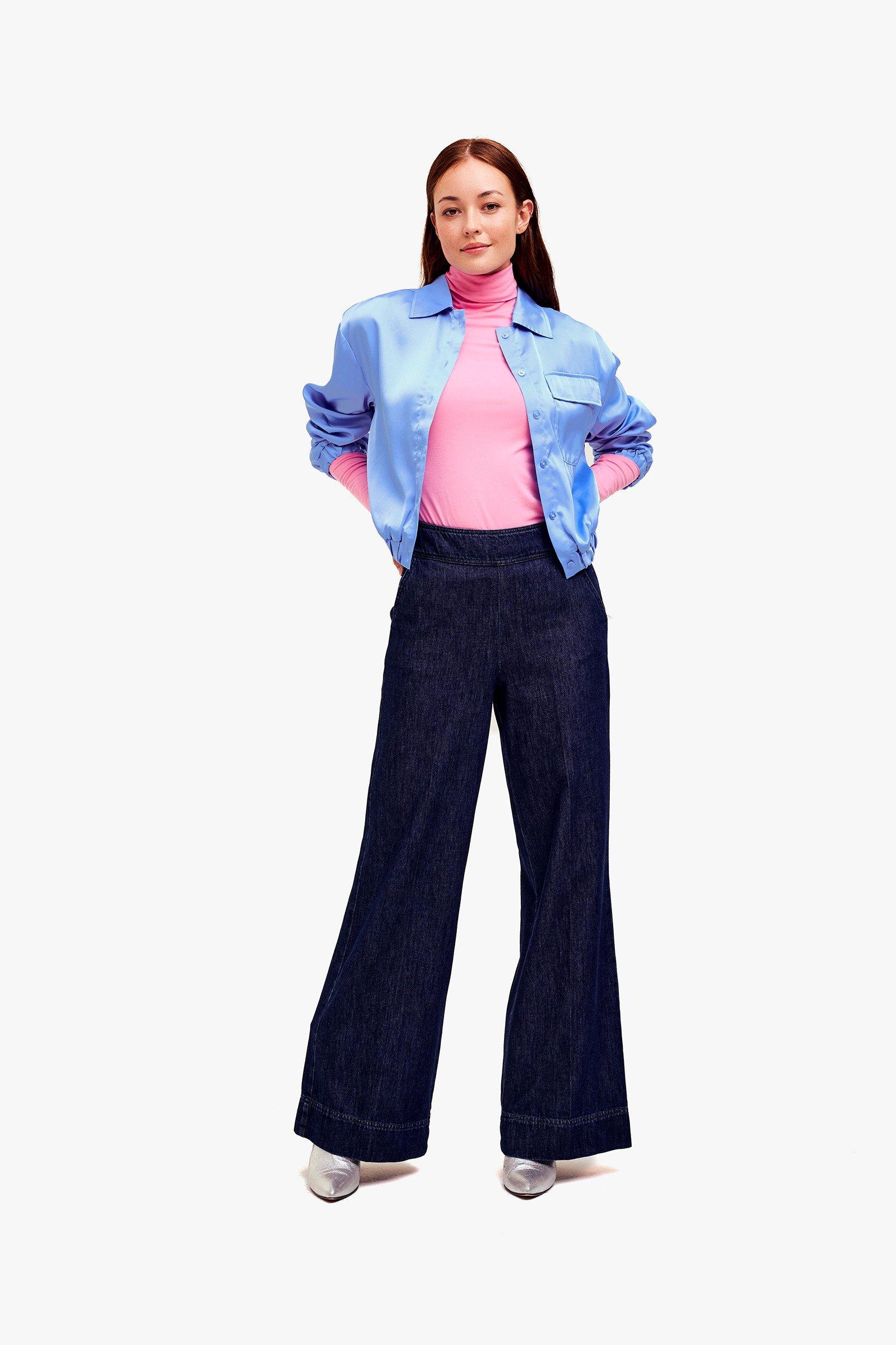 CKS Dames - SISMIC - blouse lange mouwen - lichtblauw