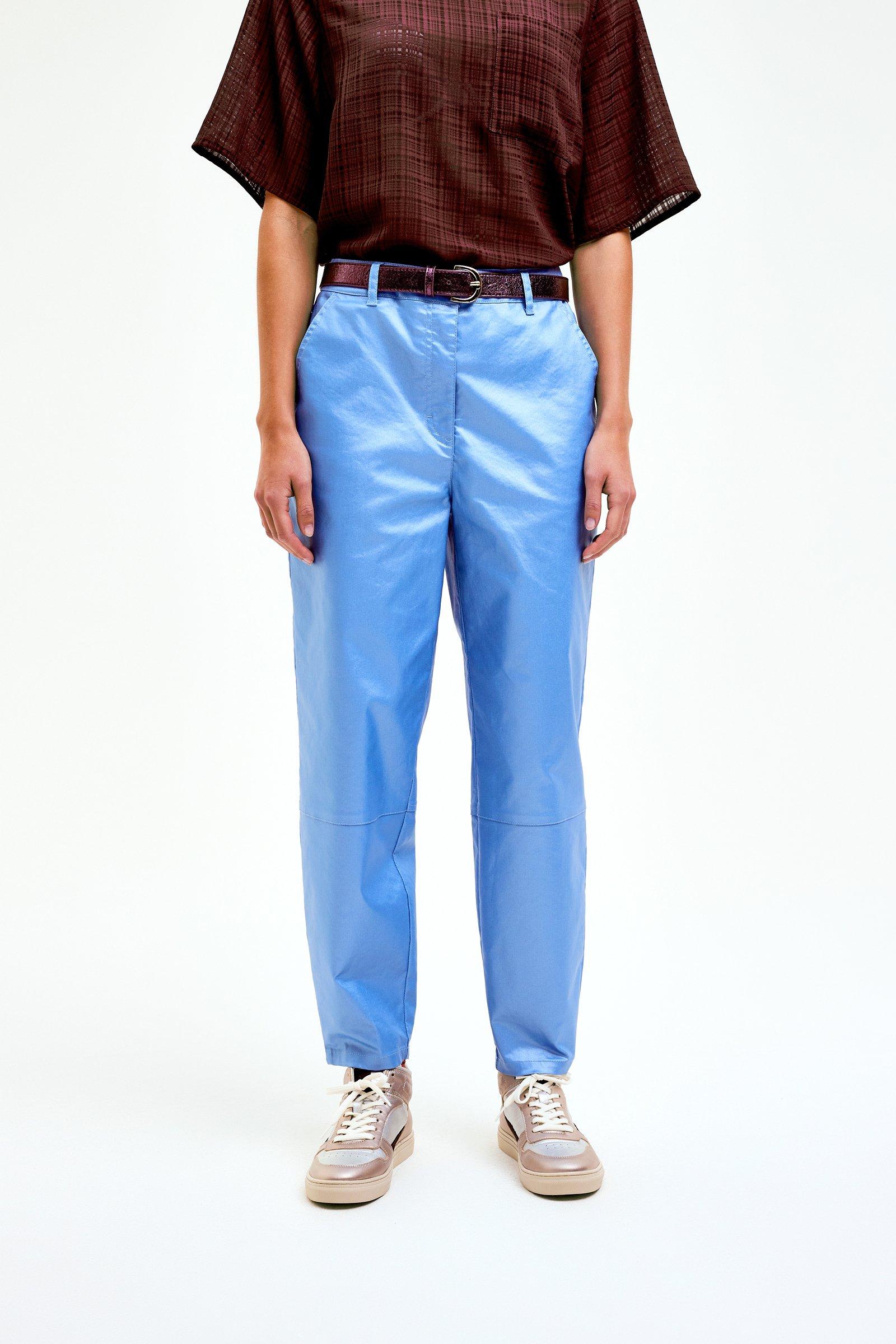 CKS Dames - TARROT - pantalon à la cheville - bleu clair