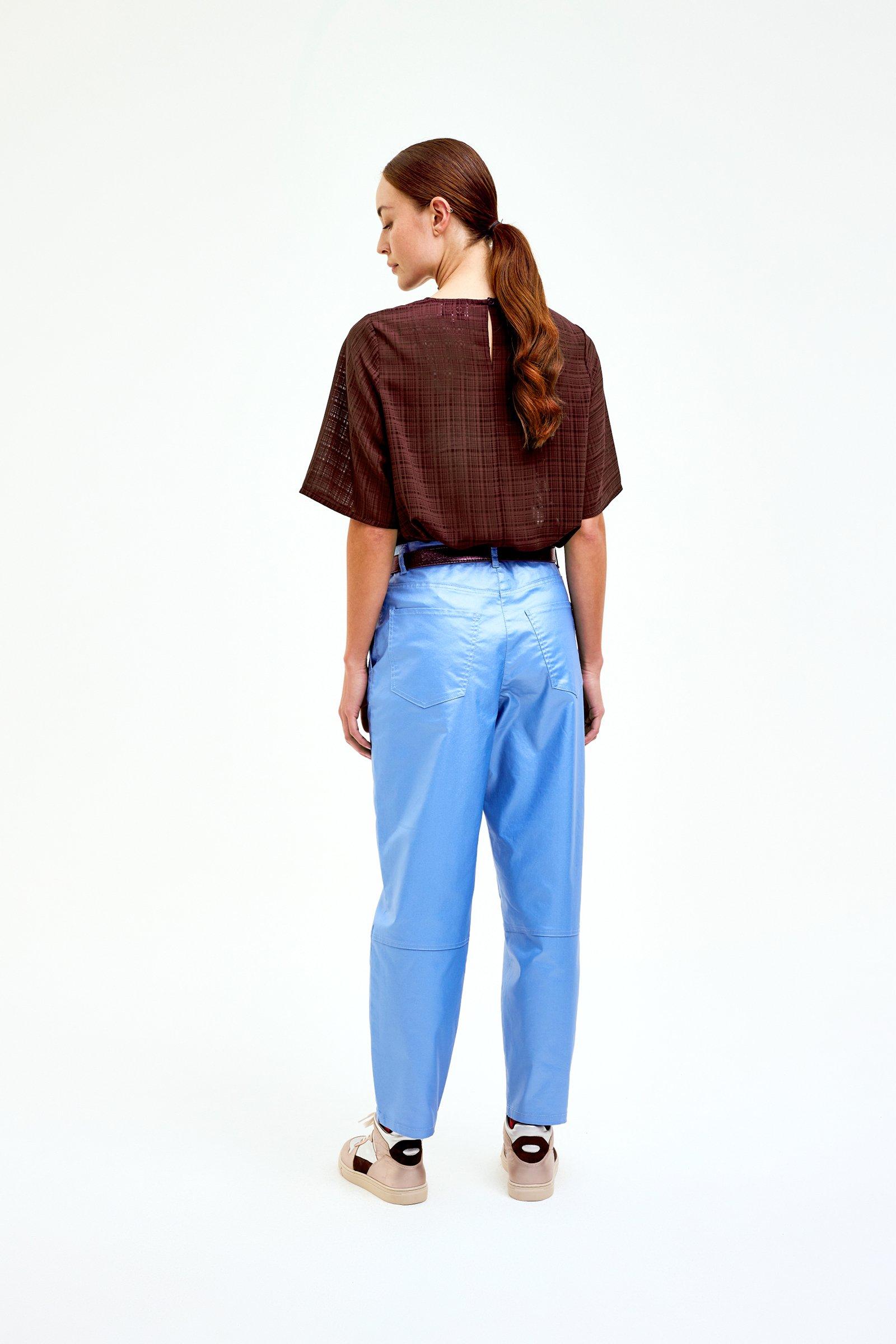 CKS Dames - TARROT - pantalon à la cheville - bleu clair