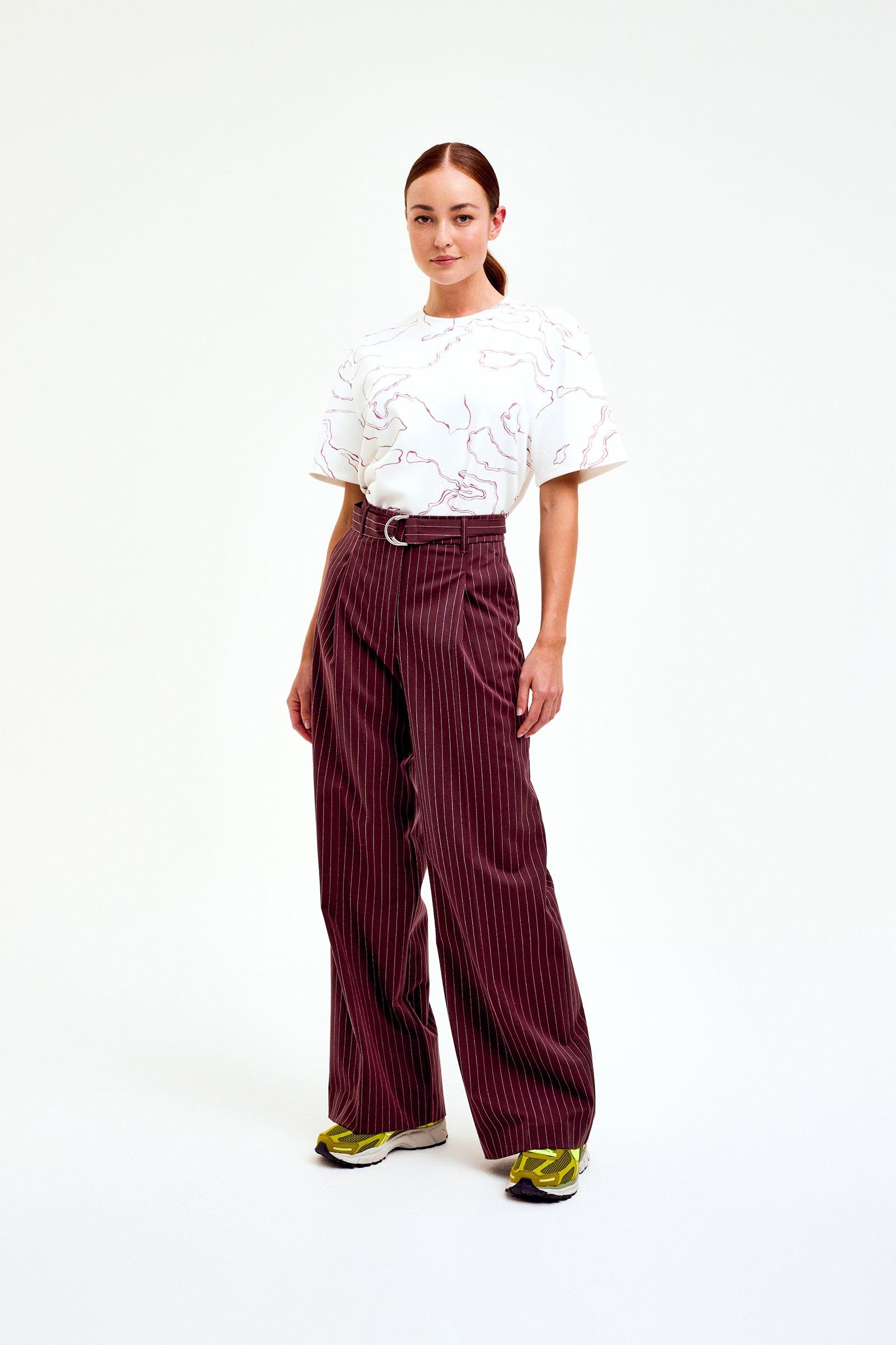CKS Dames - THEOCAN - pantalon long - brun foncé