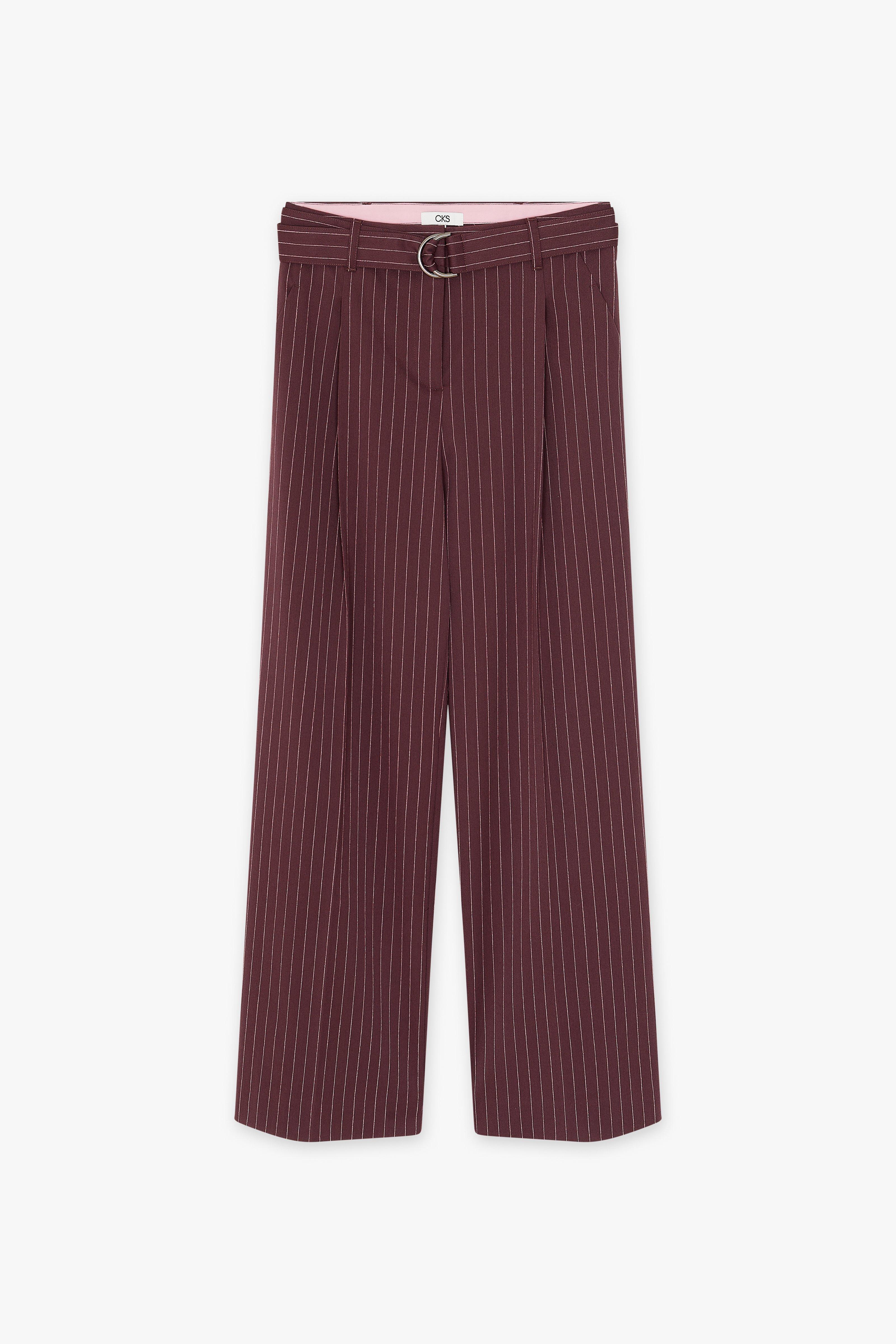 CKS Dames - THEOCAN - pantalon long - brun foncé