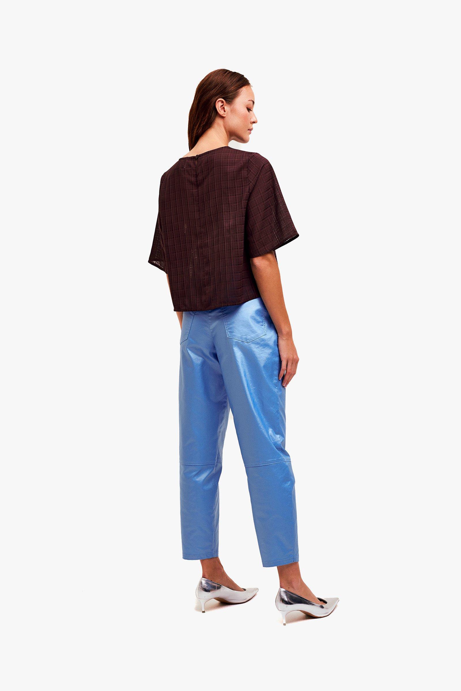 CKS Dames - TIRIAN - blouse lange mouwen - donkerbruin