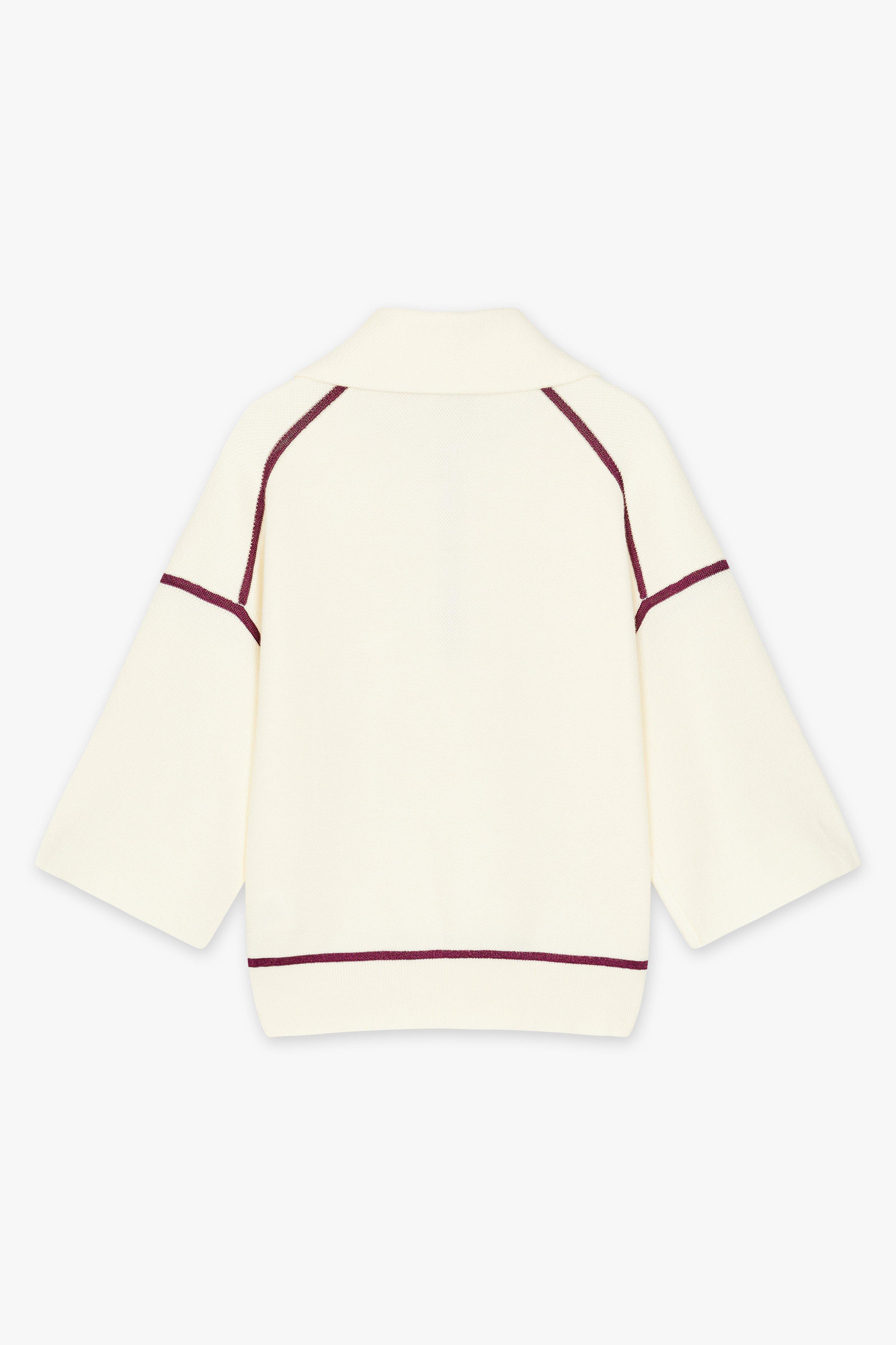 CKS Dames - PLUM - pullover - white