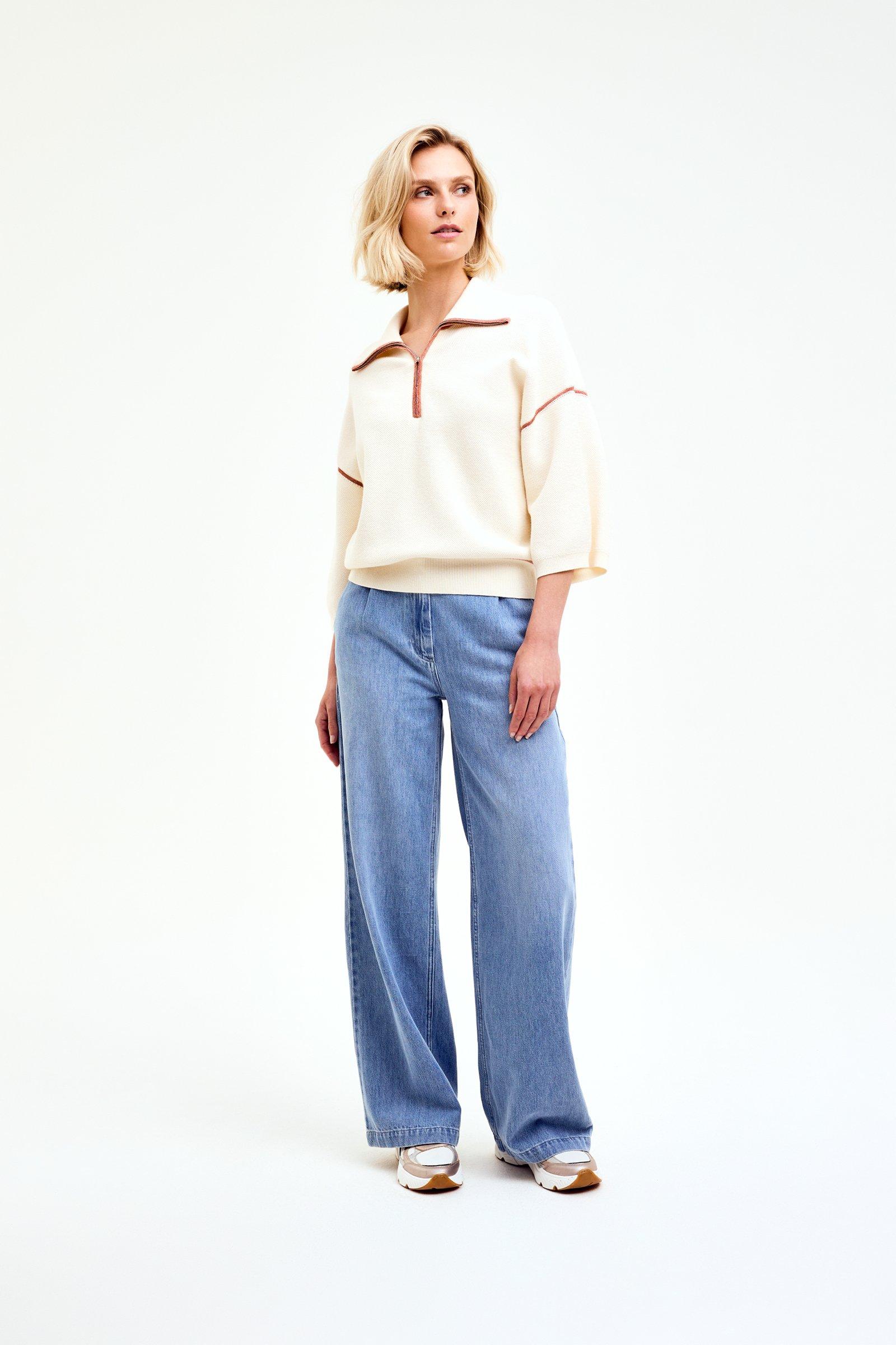 CKS Dames - PLUM - pullover - white