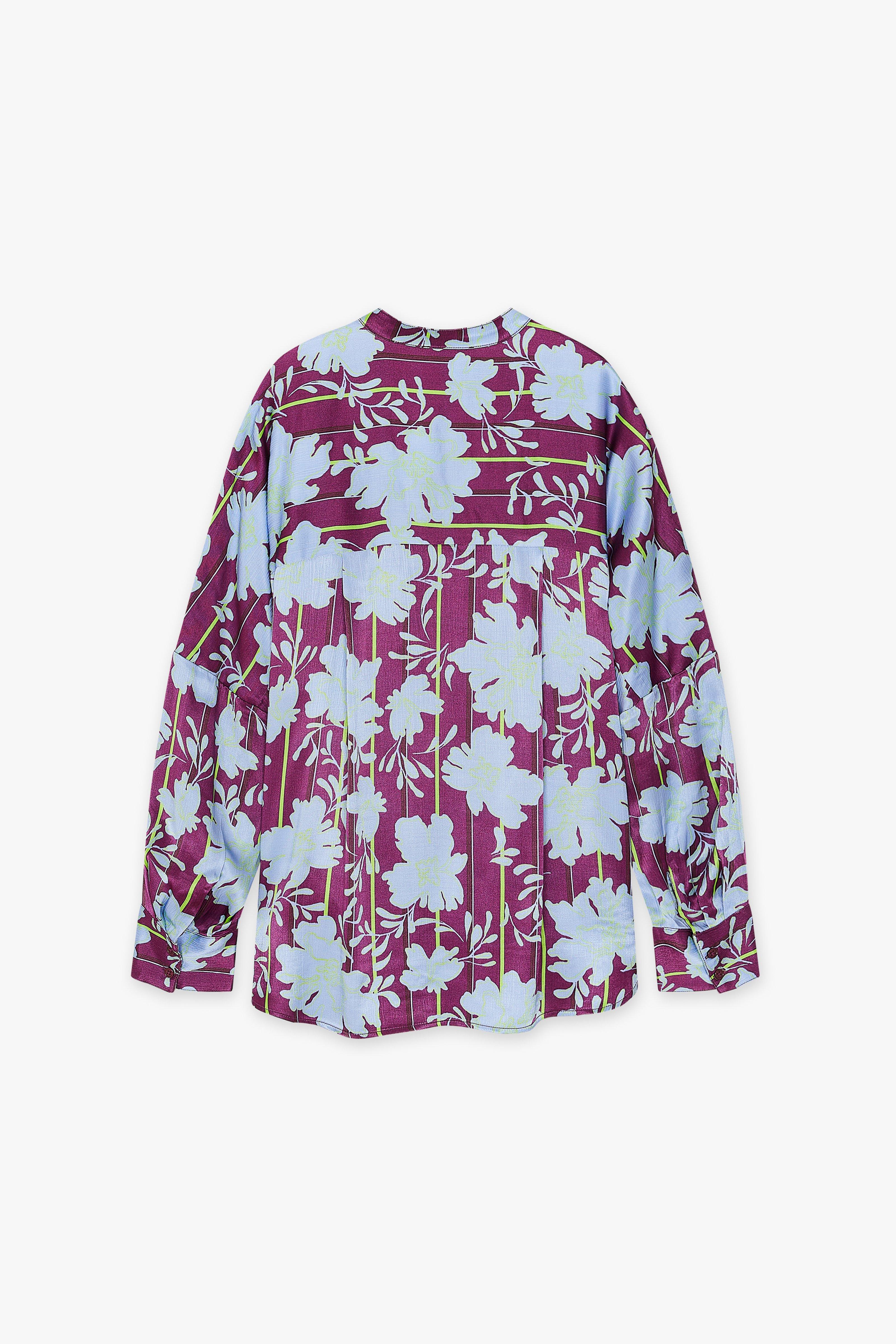 CKS Dames - SAZNA - blouse korte mouwen - blauw