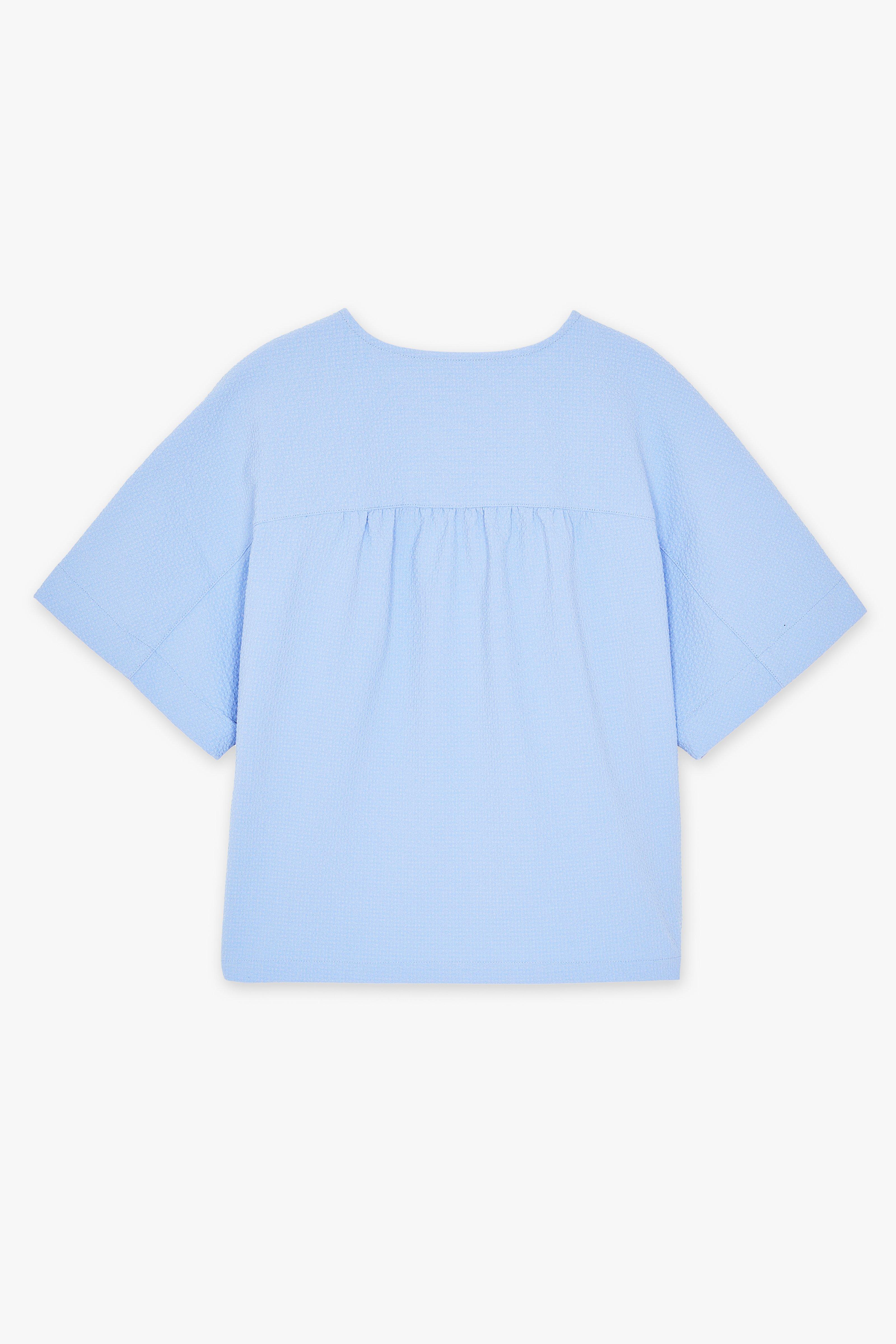 CKS Dames - SWEETER - Bluse Lange Ärmel - Hellblau