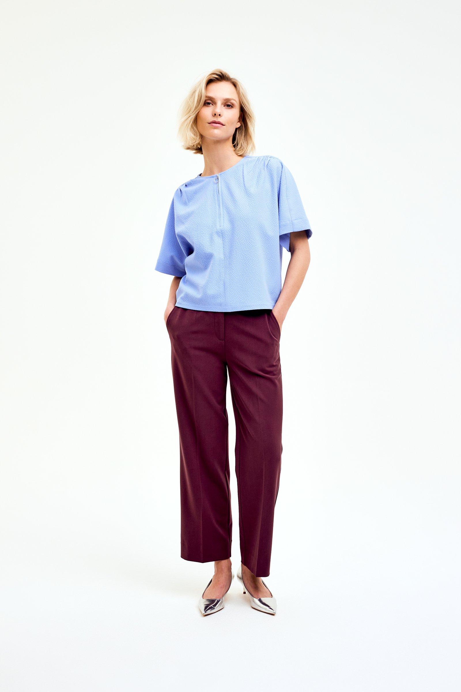 CKS Dames - SWEETER - Bluse Lange Ärmel - Hellblau