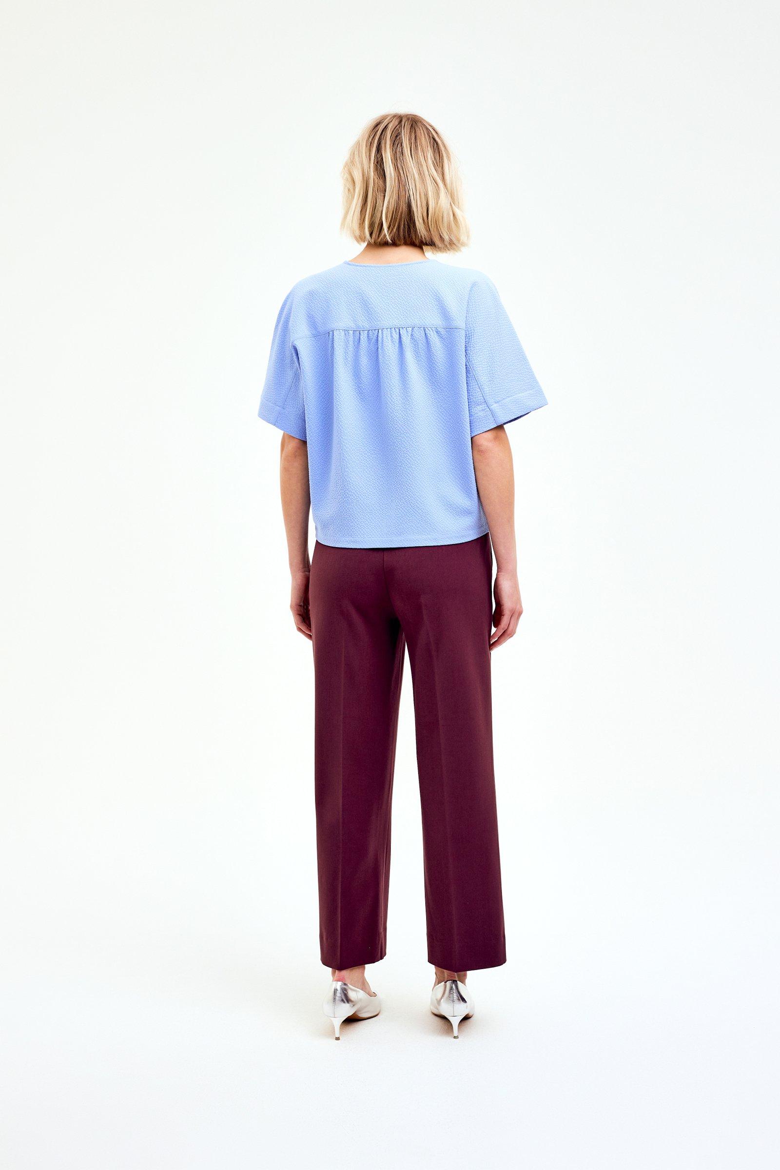 CKS Dames - SWEETER - Bluse Lange Ärmel - Hellblau