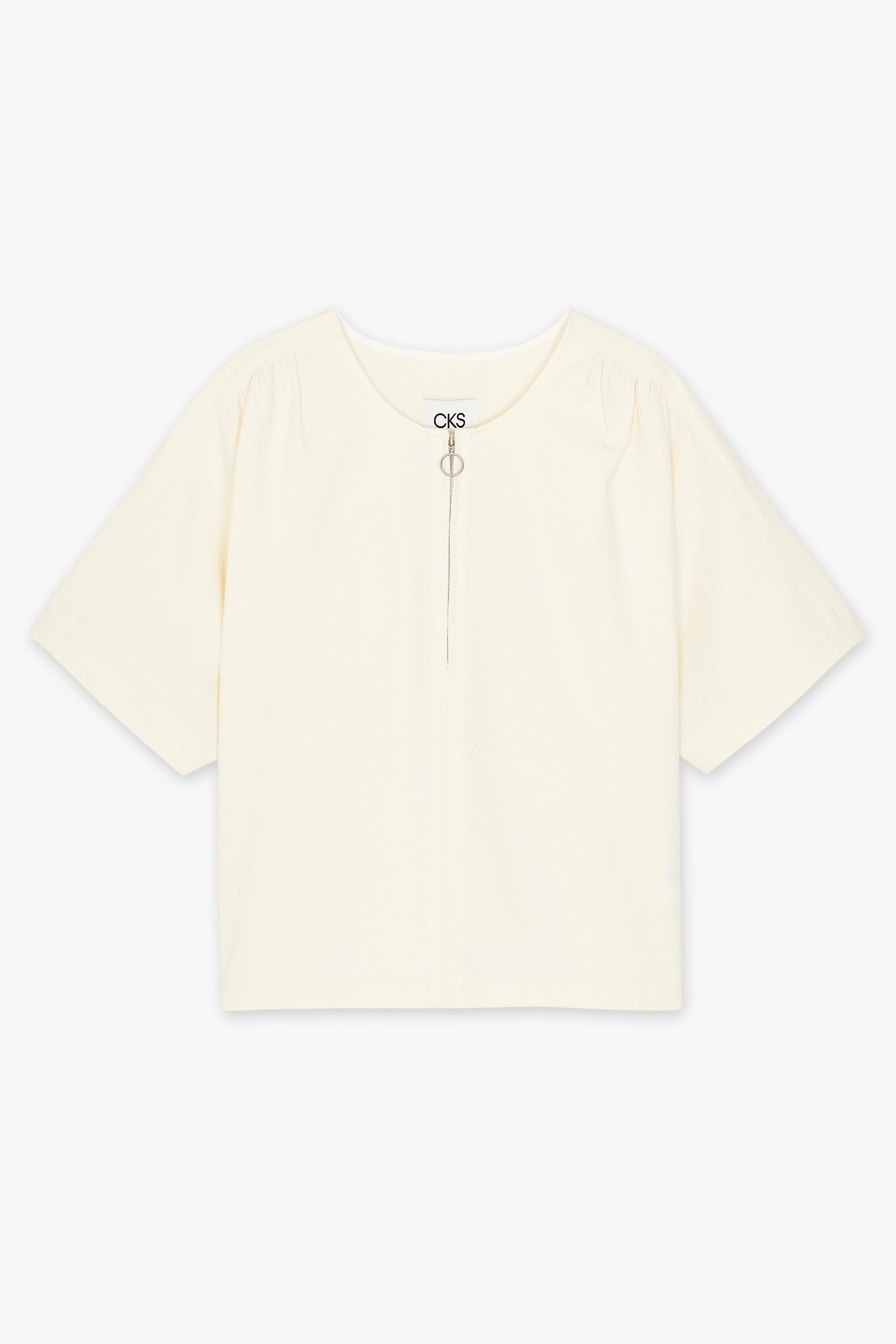 CKS Dames - SWEETER - Bluse Lange Ärmel - Weiß