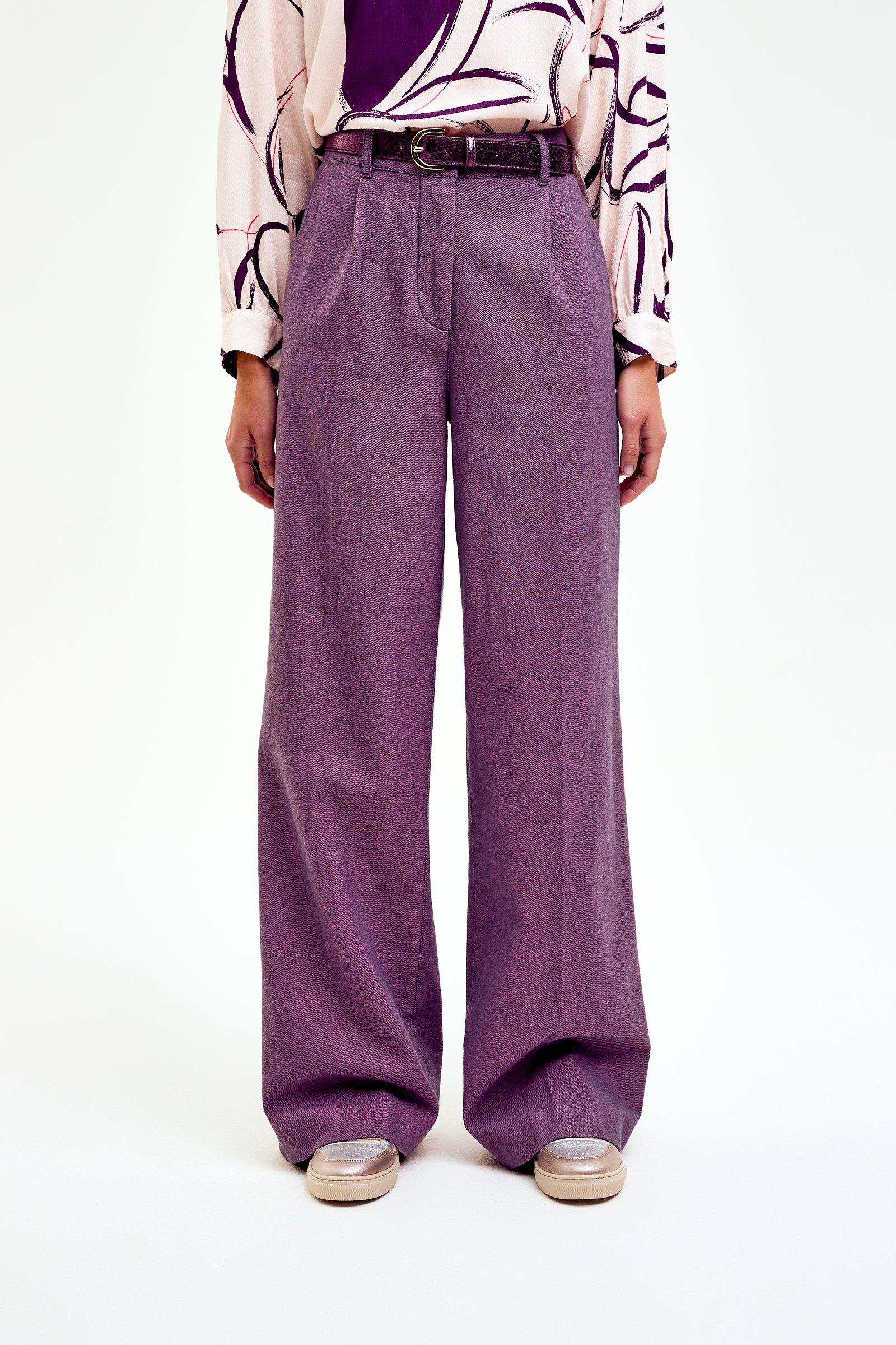 CKS Dames - RODA - long trouser - purple