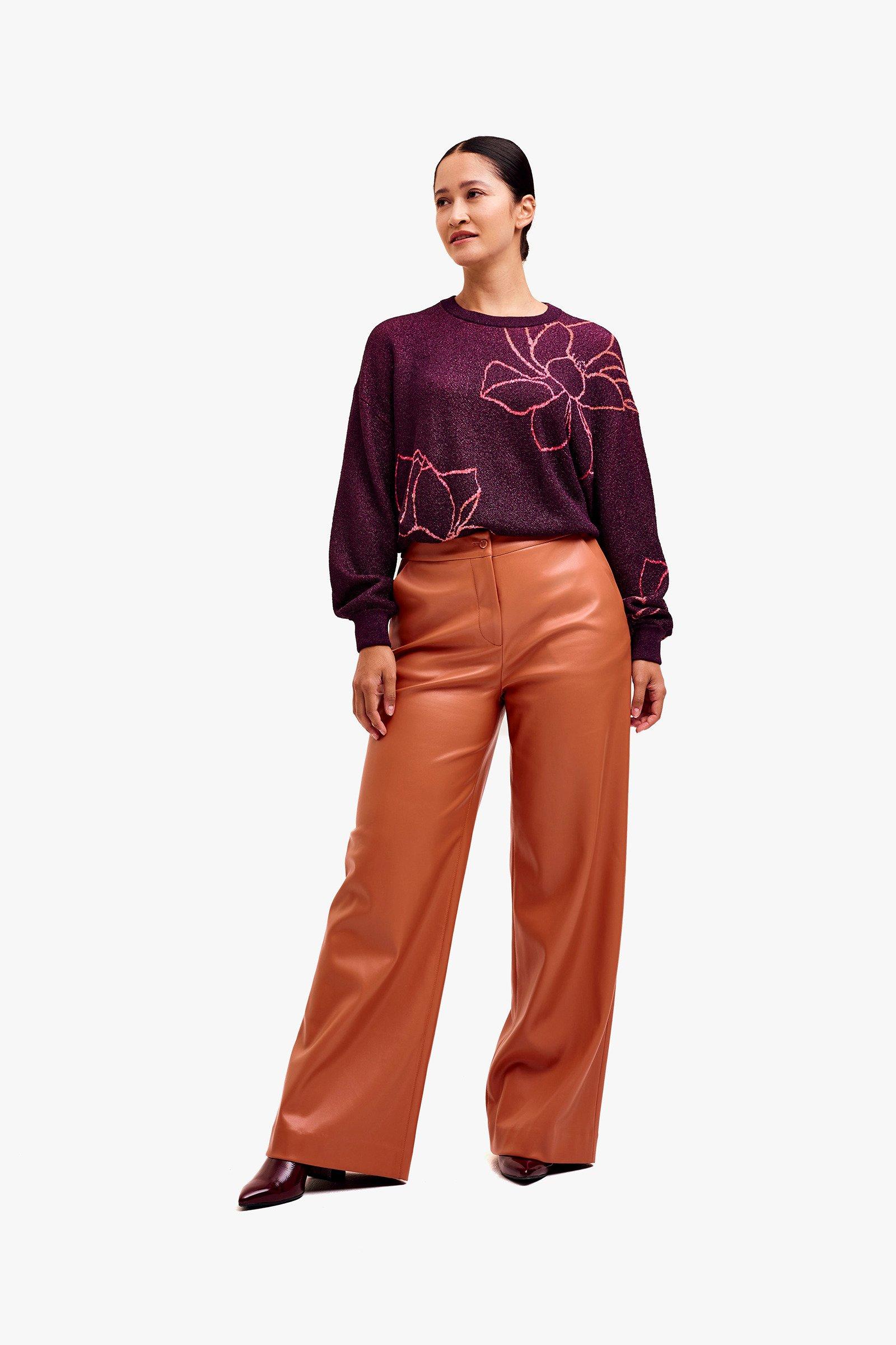 CKS Dames - RODAN - long trouser - bright brown