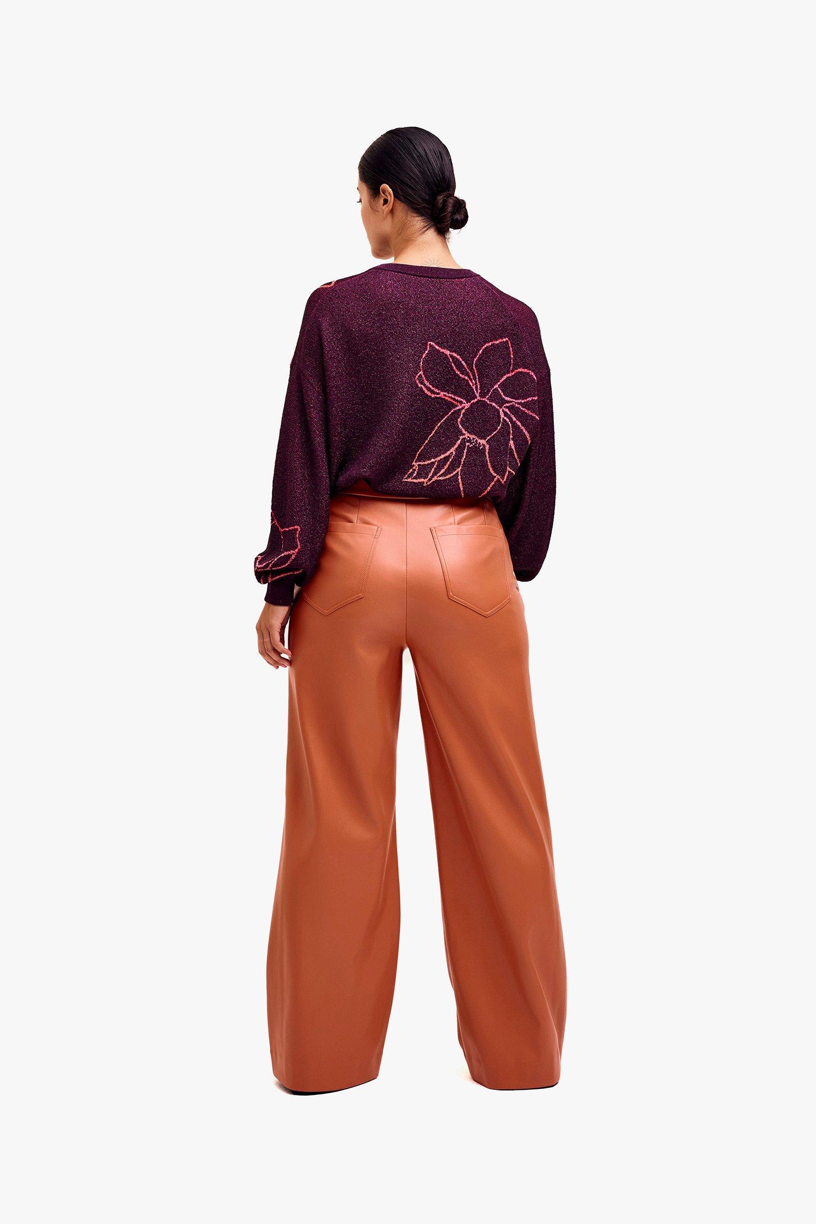 CKS Dames - RODAN - long trouser - bright brown