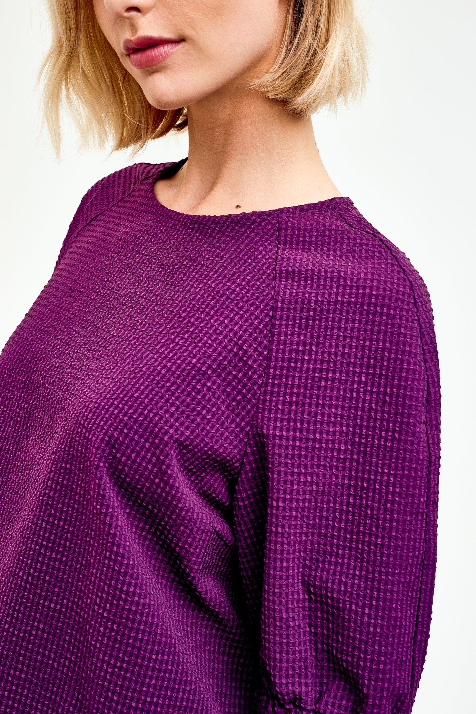 CKS Dames - SERINA - blouse korte mouwen - donkerrood