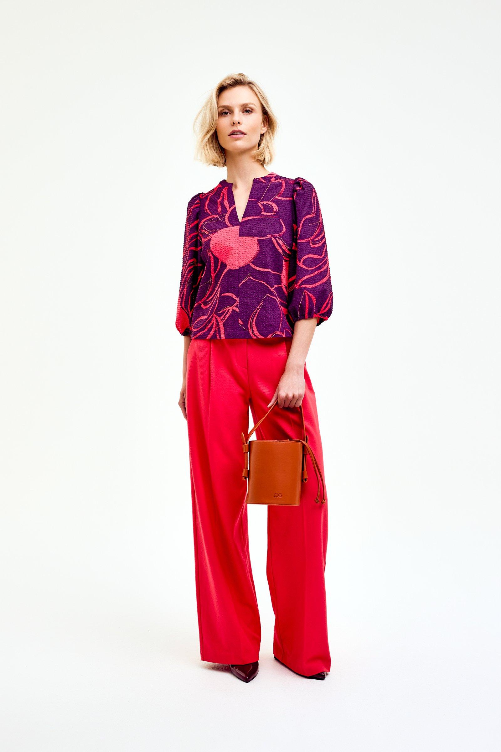 CKS Dames - THEO - long trouser - red
