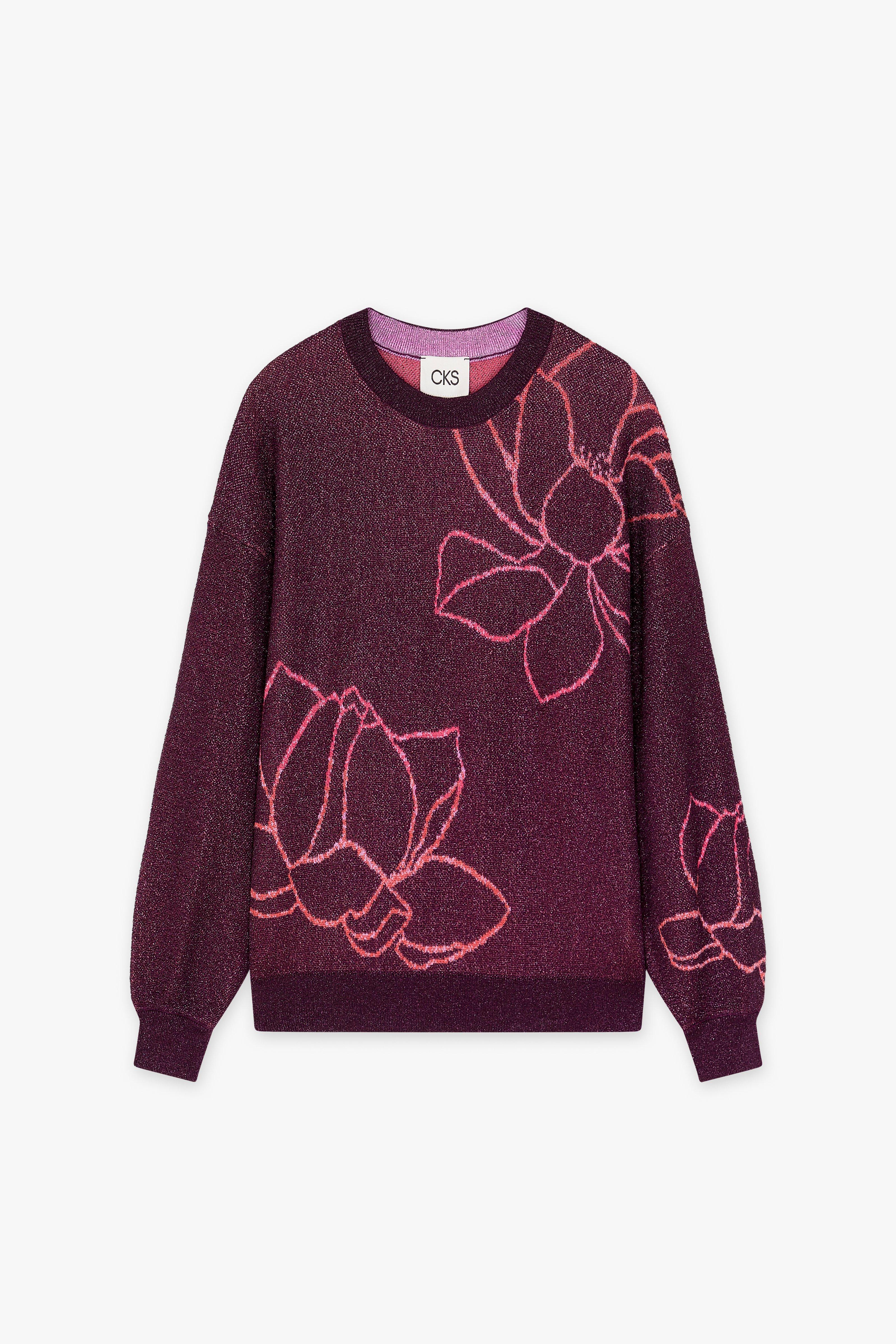 CKS Dames - PLEASE - pullover - rouge foncé