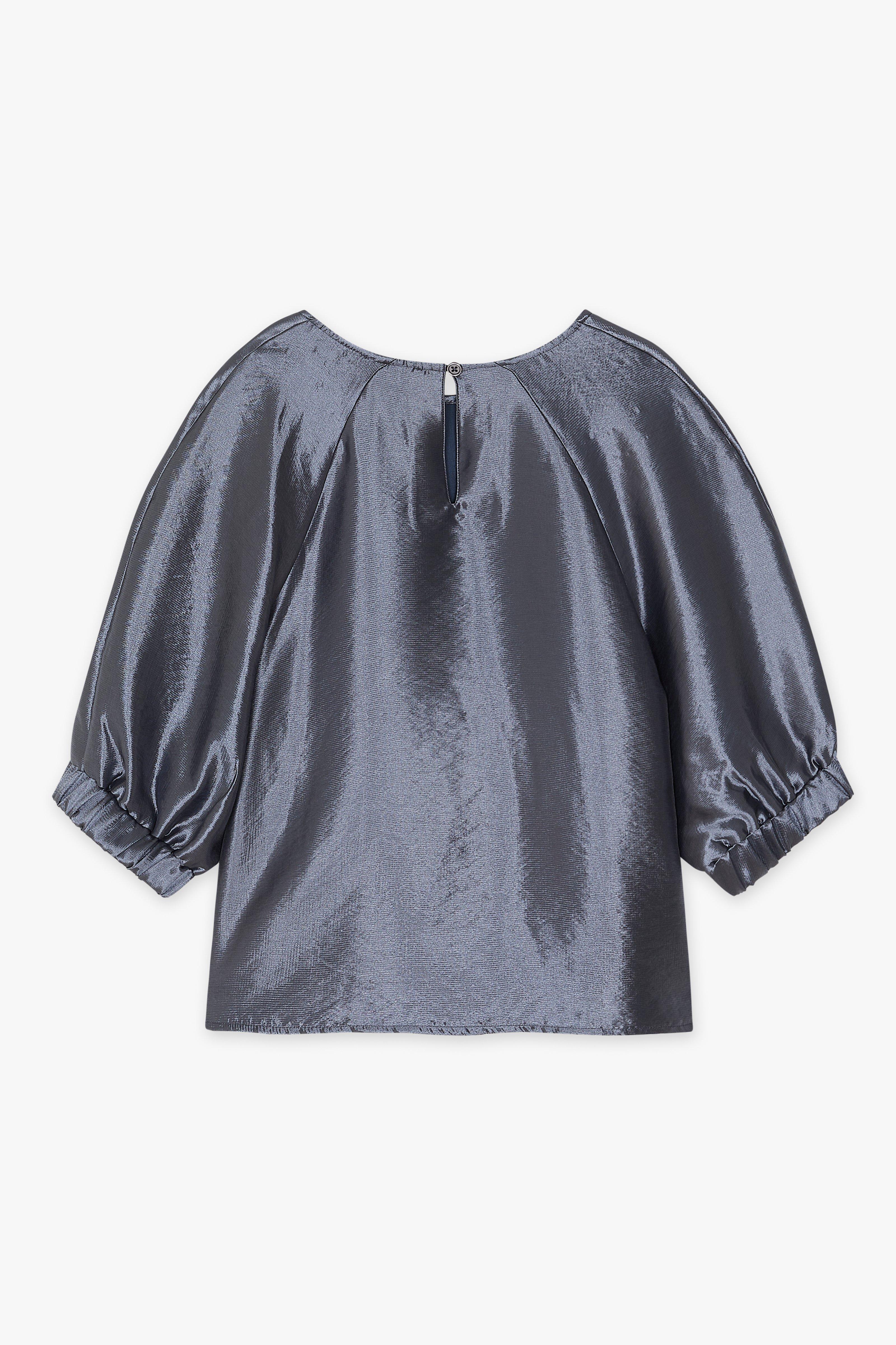 CKS Dames - SERINA - blouse lange mouwen - donkergrijs
