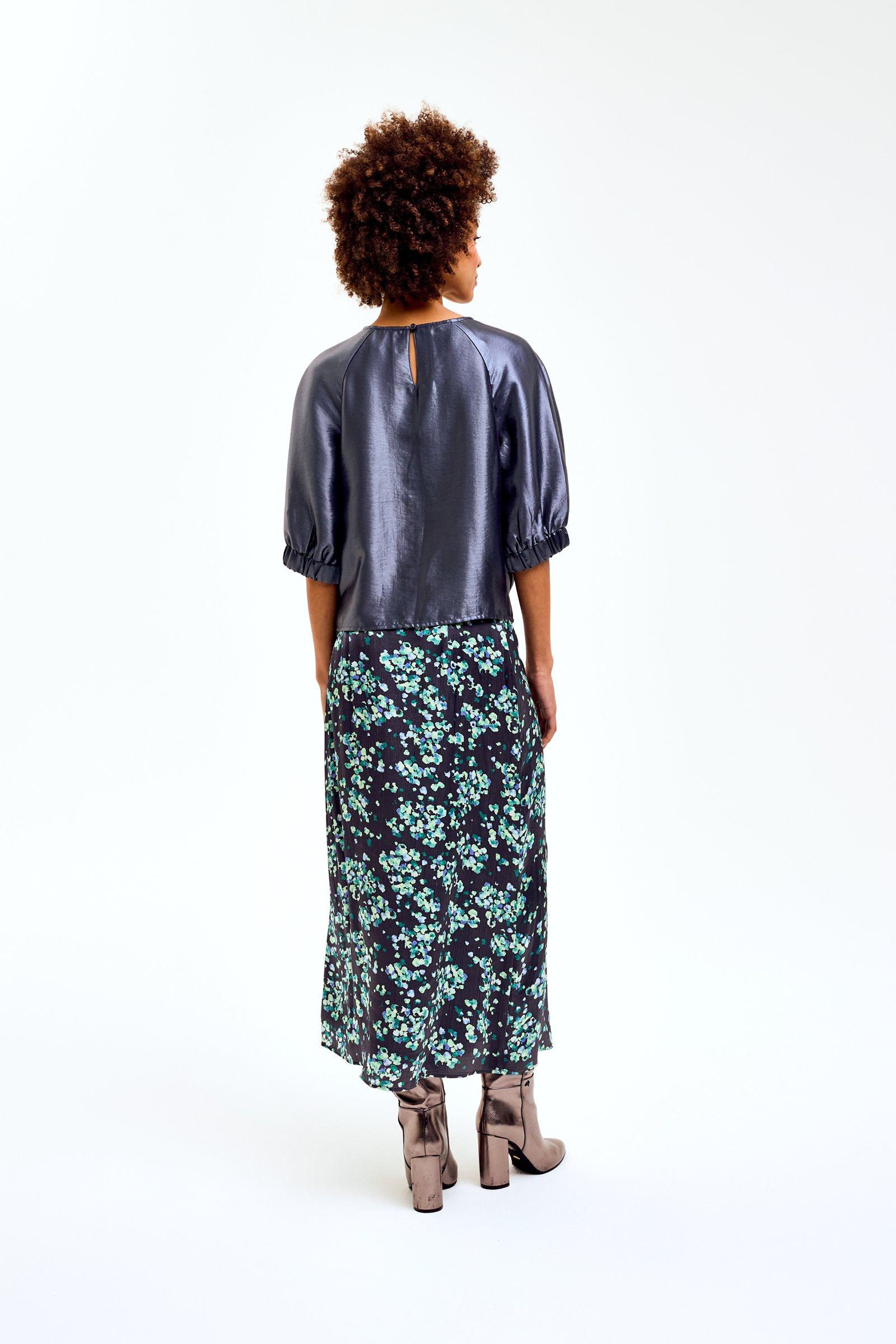 CKS Dames - SERINA - blouse lange mouwen - donkergrijs