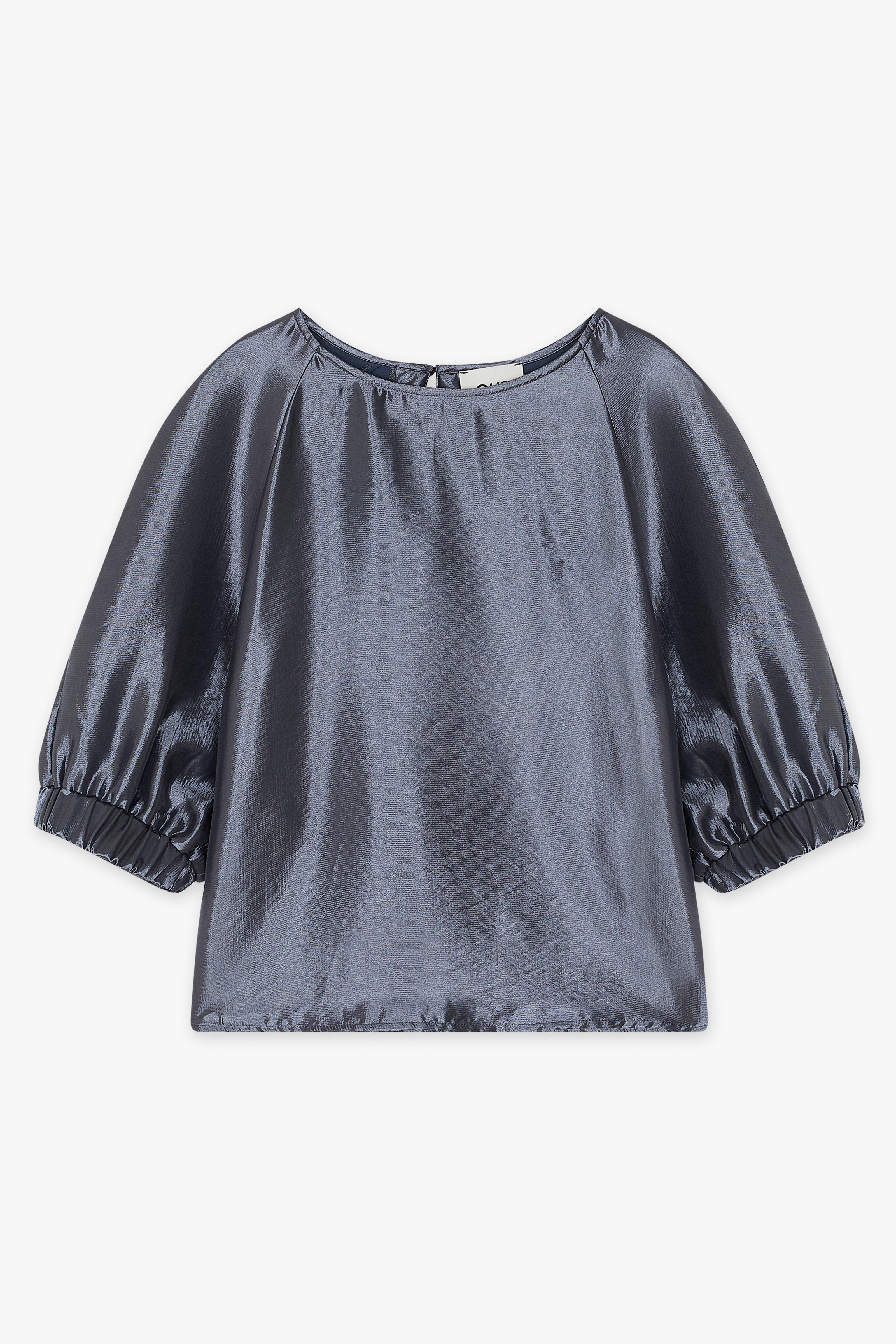 CKS Dames - SERINA - blouse lange mouwen - donkergrijs