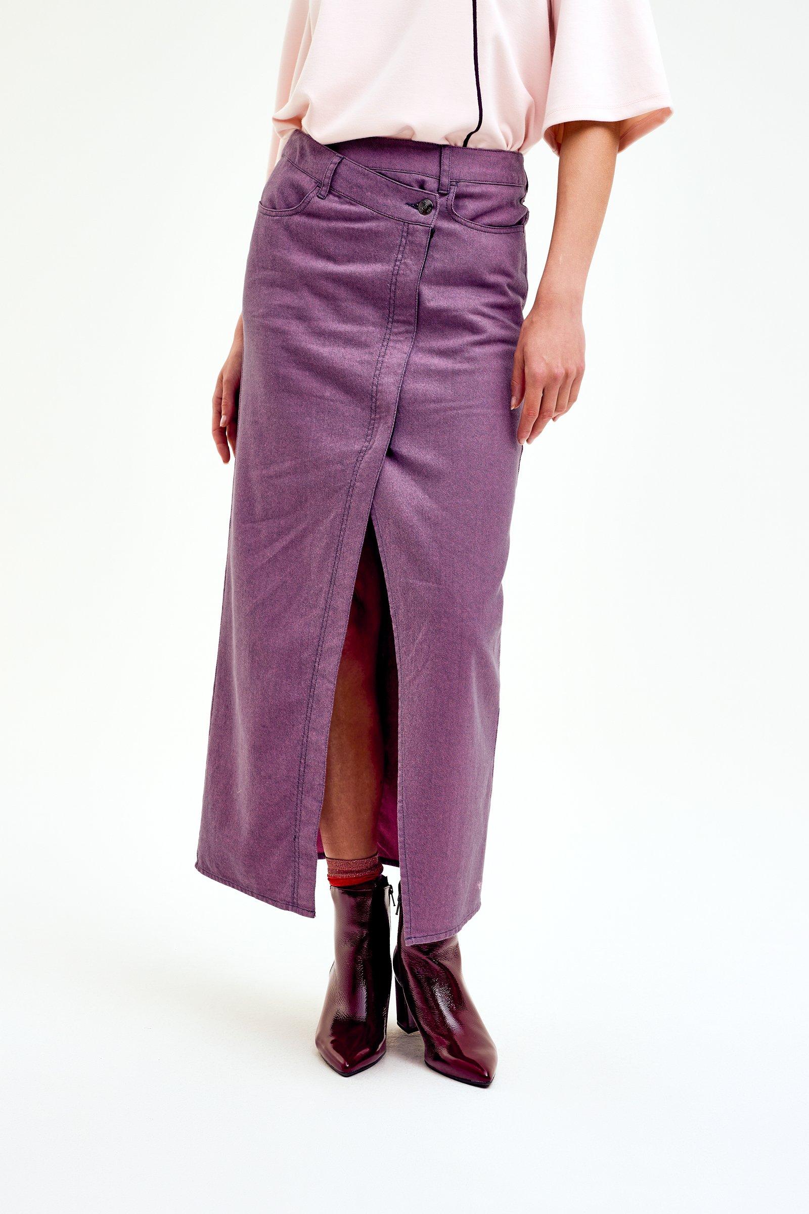 CKS Dames - SKILLED - Midi Rock - Violett