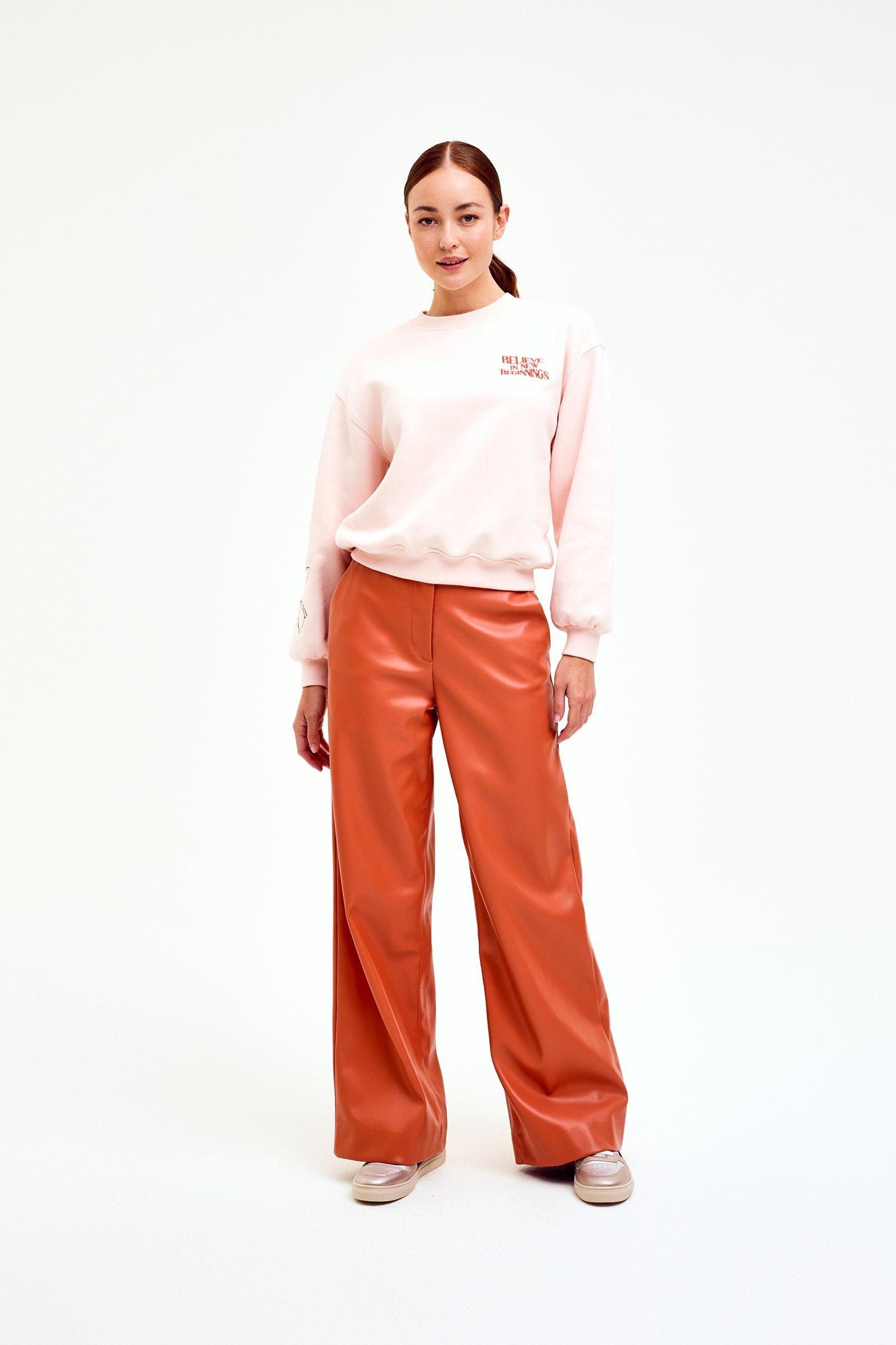 CKS Dames - SWEN - sweatshirt - rose clair