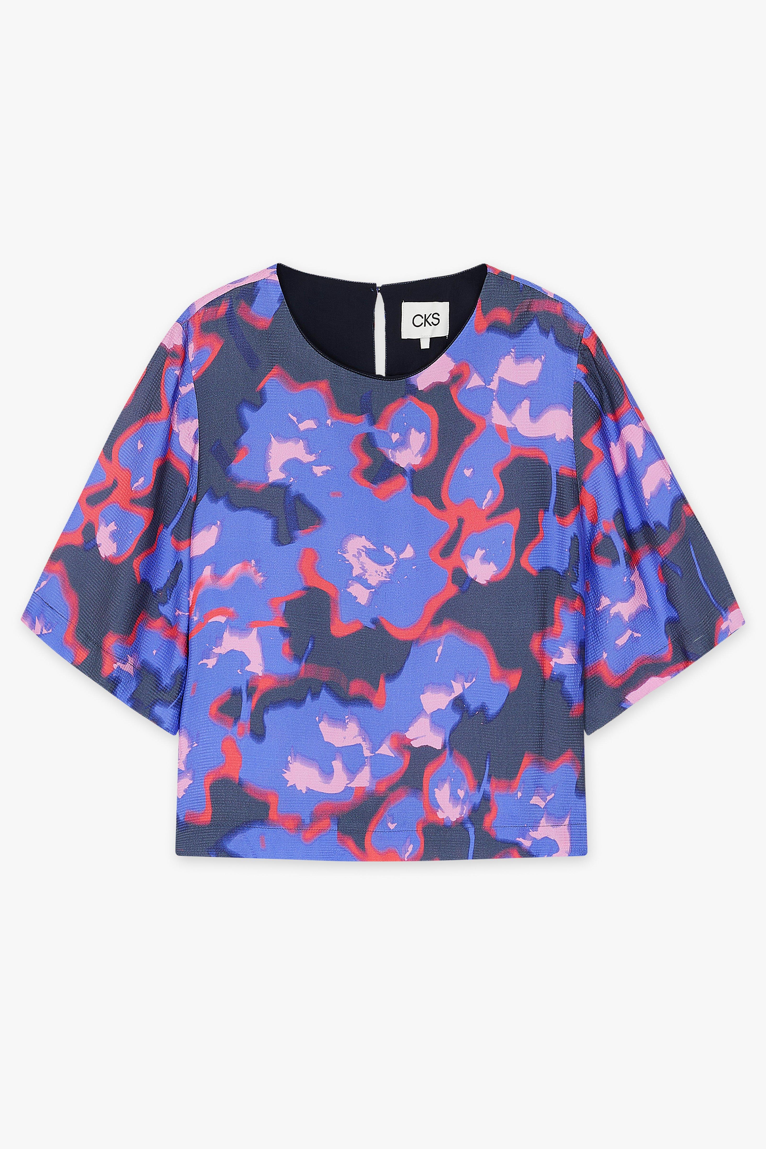 CKS Dames - TIRIAN - blouse lange mouwen - donkergrijs