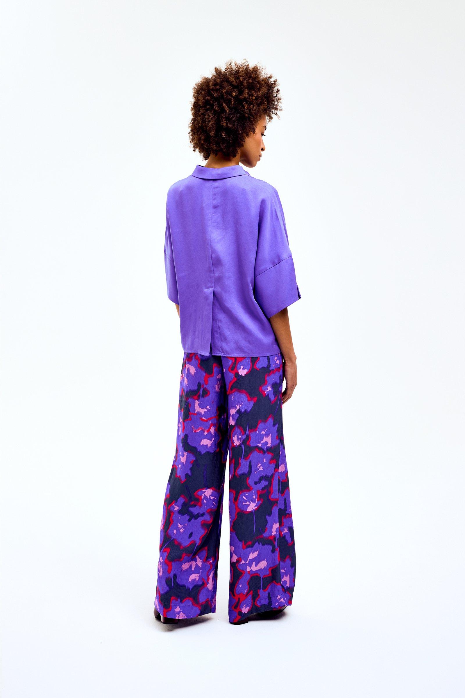 CKS Dames - SELAS - blouse lange mouwen - blauw