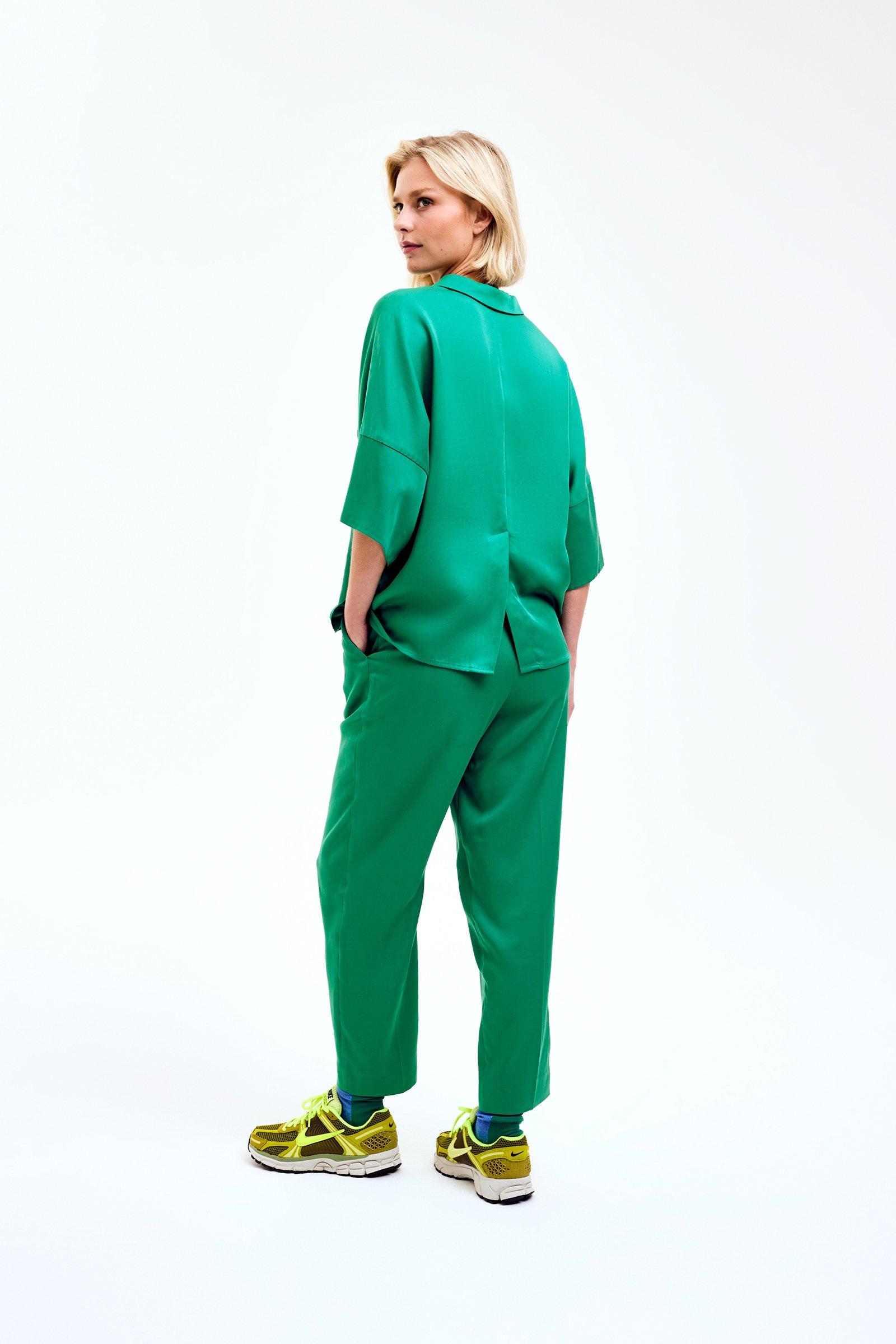 CKS Dames - SELAS - blouse long sleeves - dark green