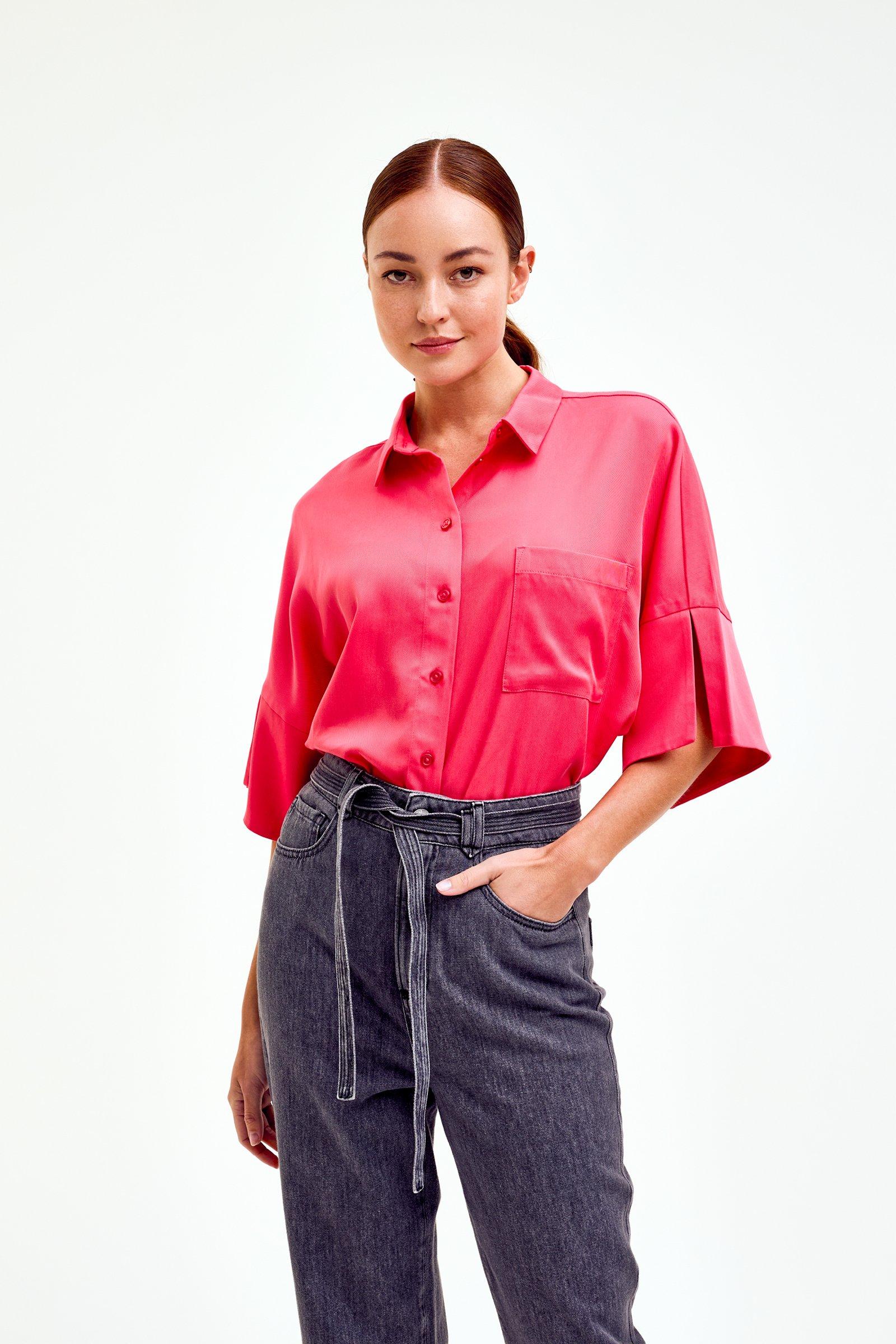 CKS Dames - SELAS - blouse lange mouwen - rood