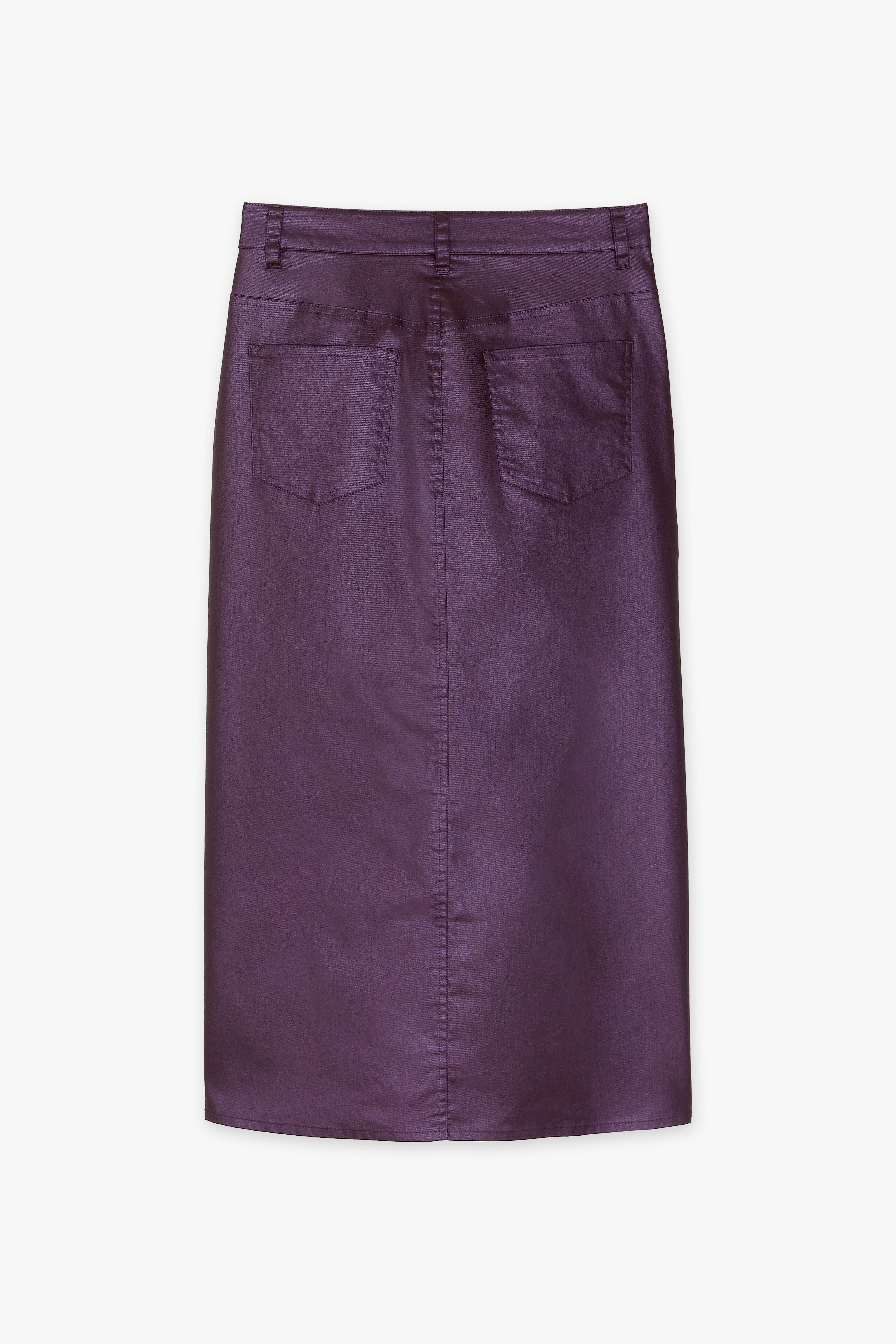 CKS Dames - SKIPPER - midi skirt - dark red