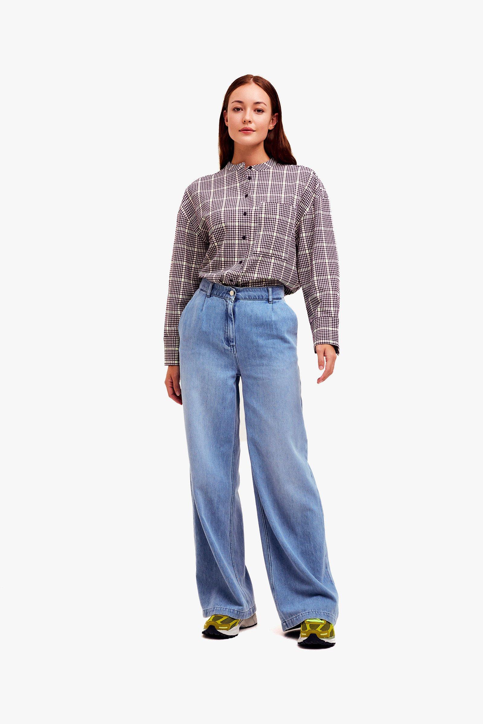 CKS Dames - SUPERMAO - Bluse Kurze Ärmel - Hellgrün