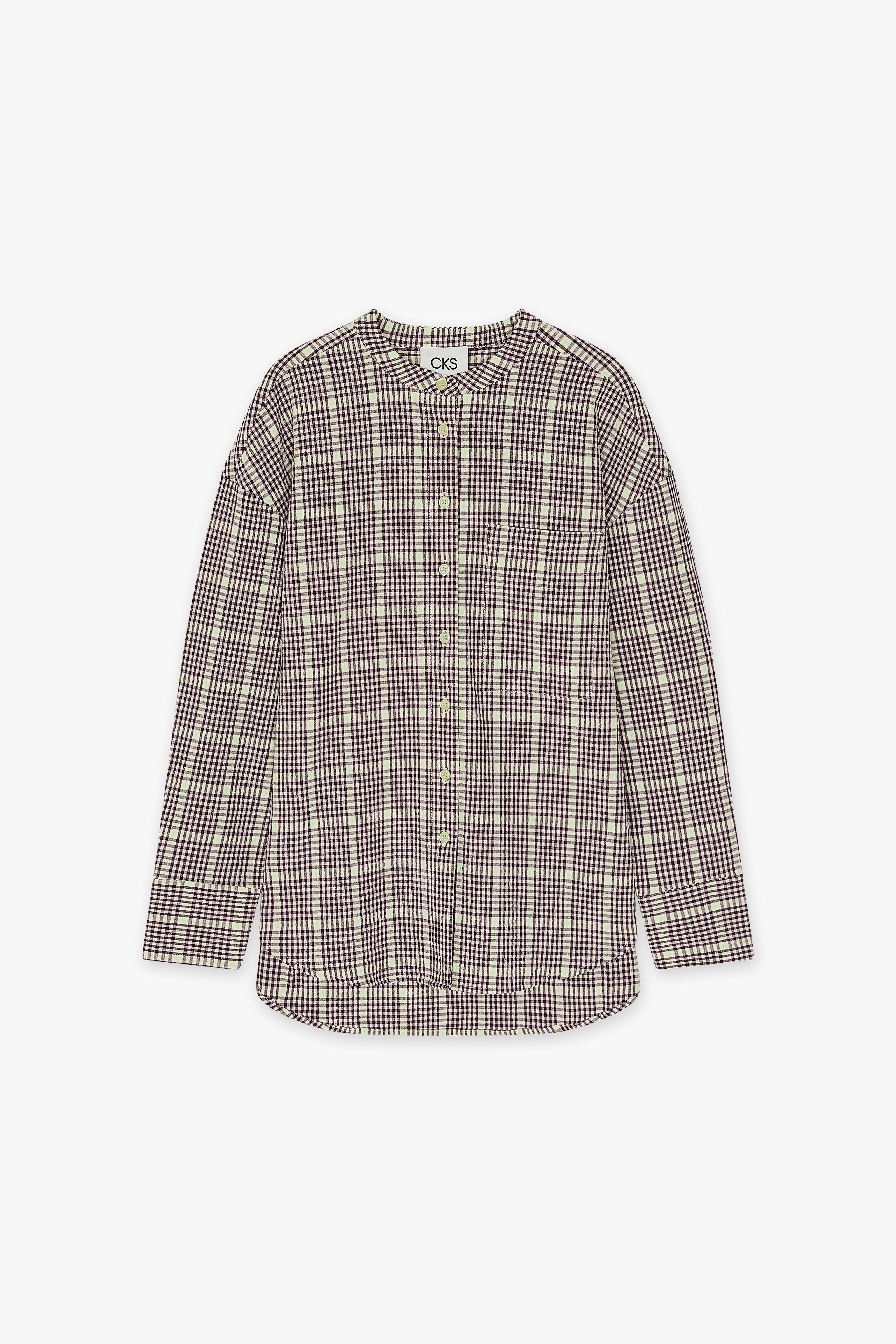 CKS Dames - SUPERMAO - blouse korte mouwen - lichtgroen