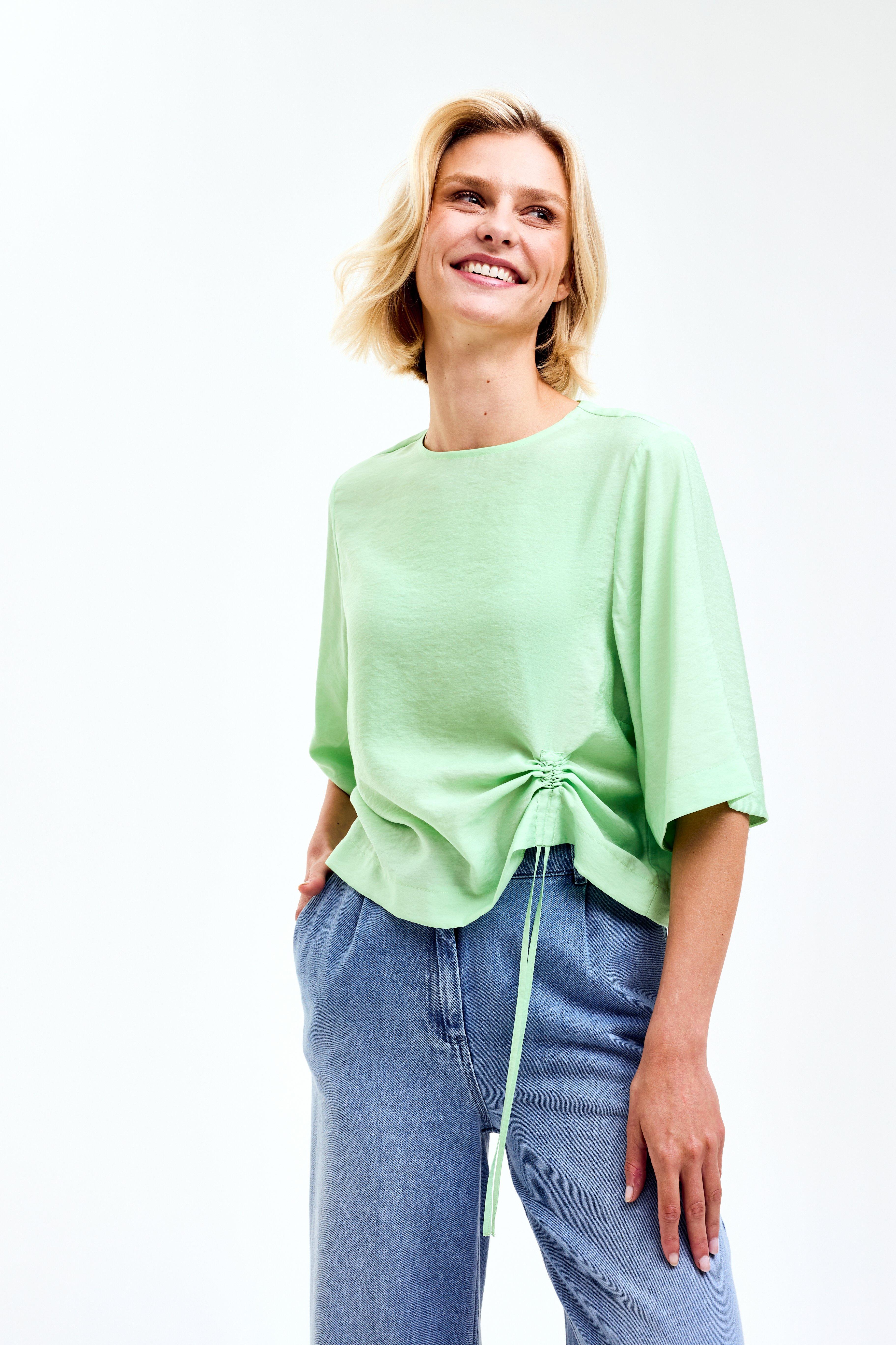 CKS Dames - TICKLY - blouse lange mouwen - lichtgroen