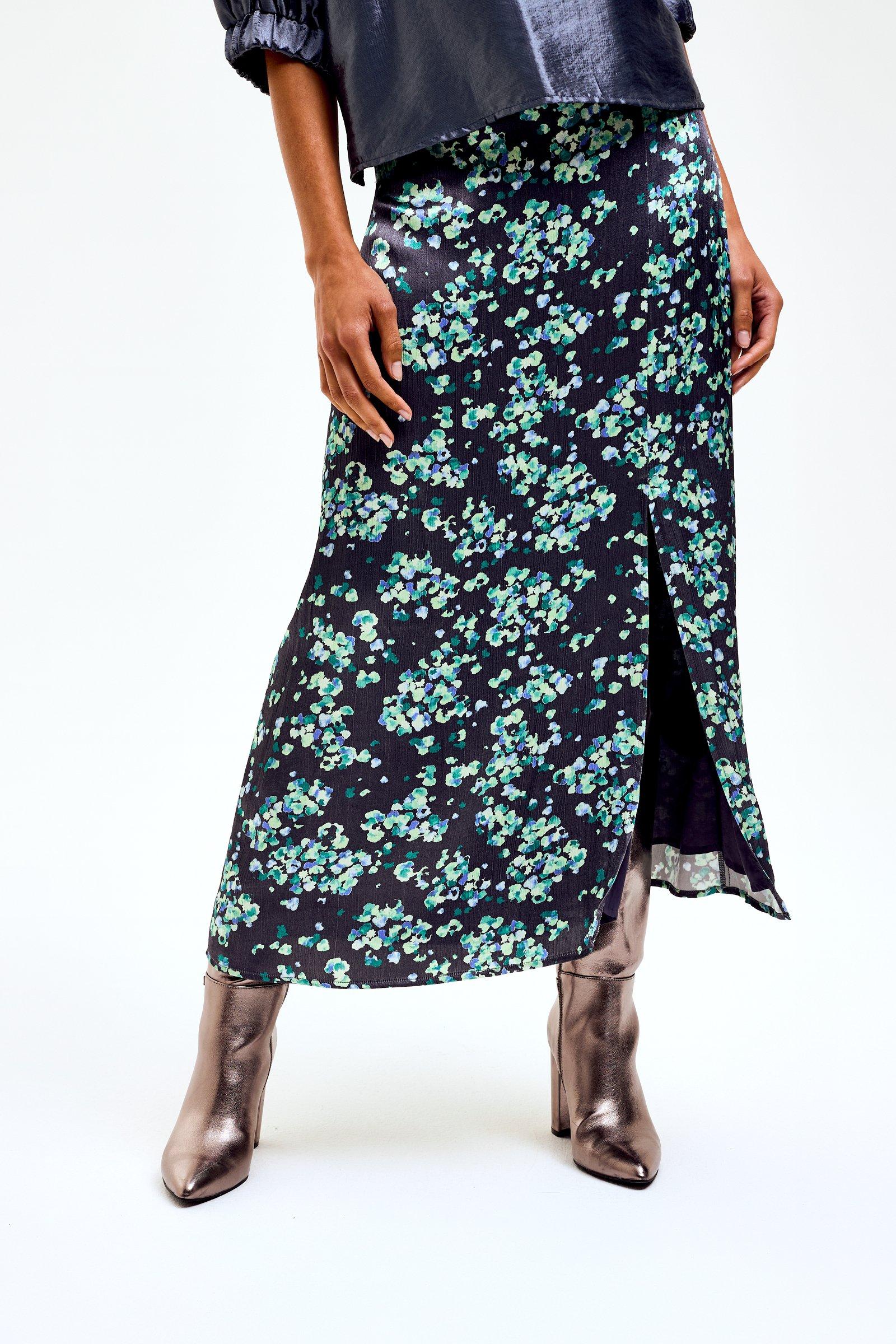 CKS Dames - SKINS - midi skirt - dark grey