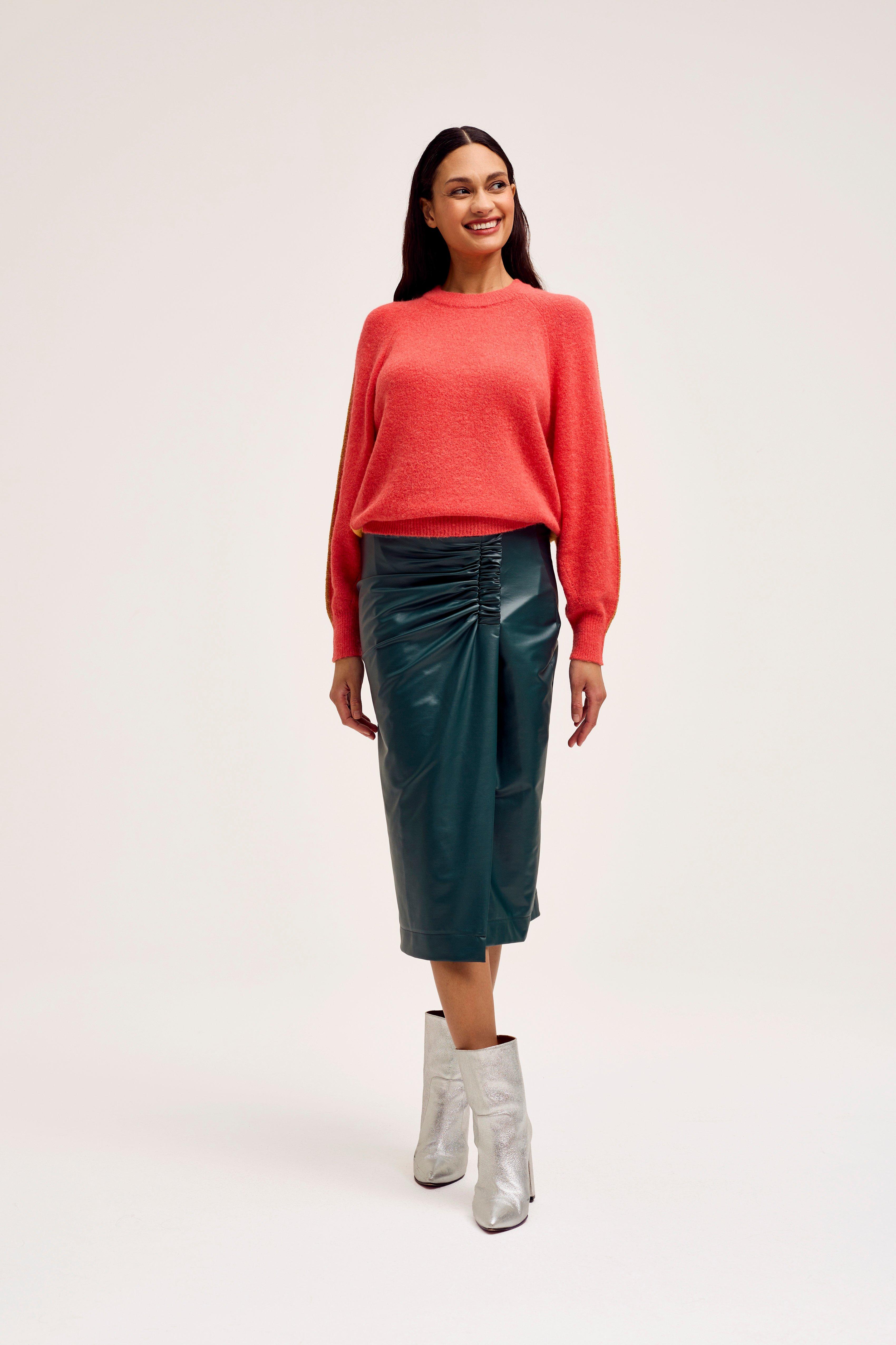 CKS Dames - LIPPY - midi skirt - dark green