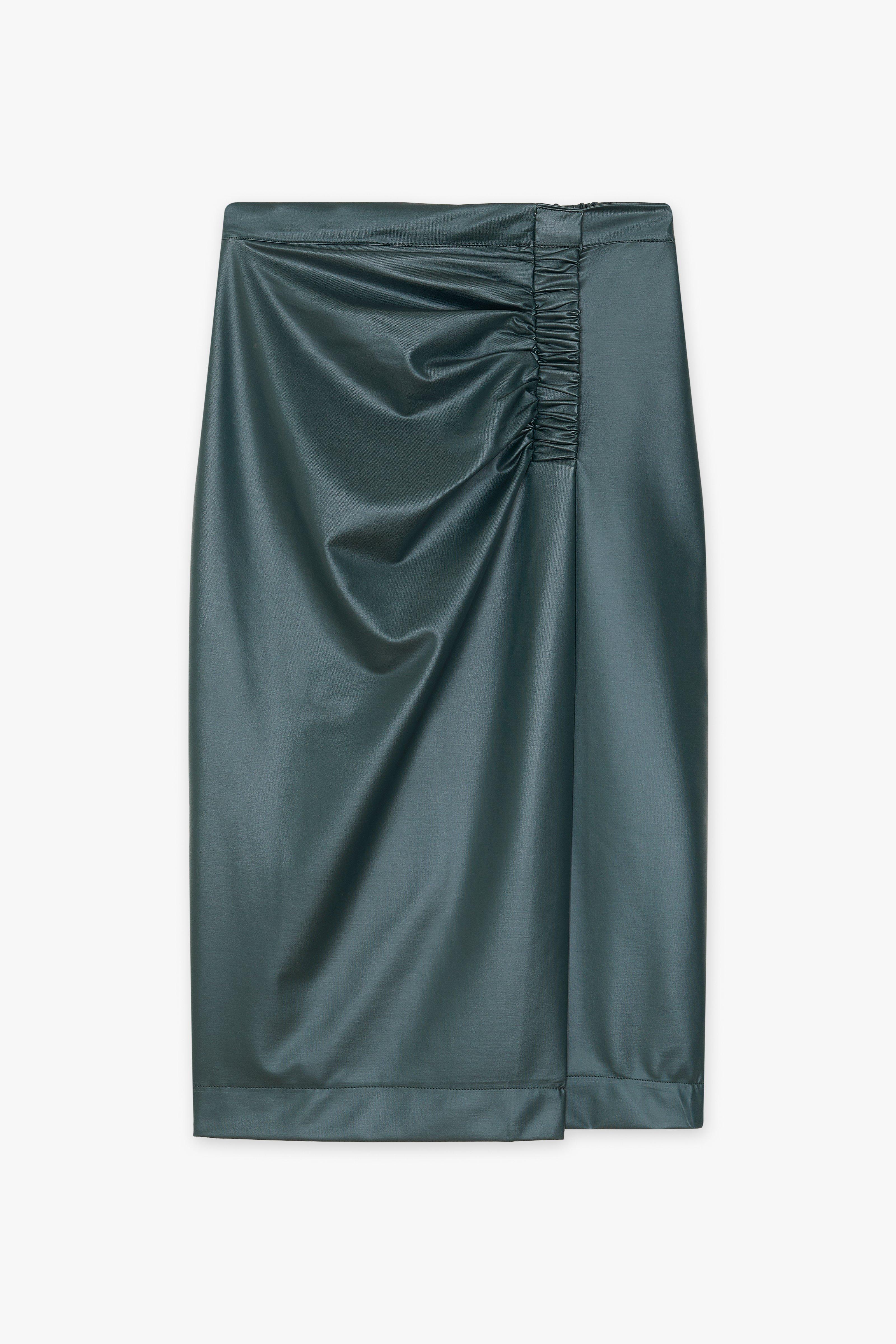 CKS Dames - LIPPY - midi skirt - dark green