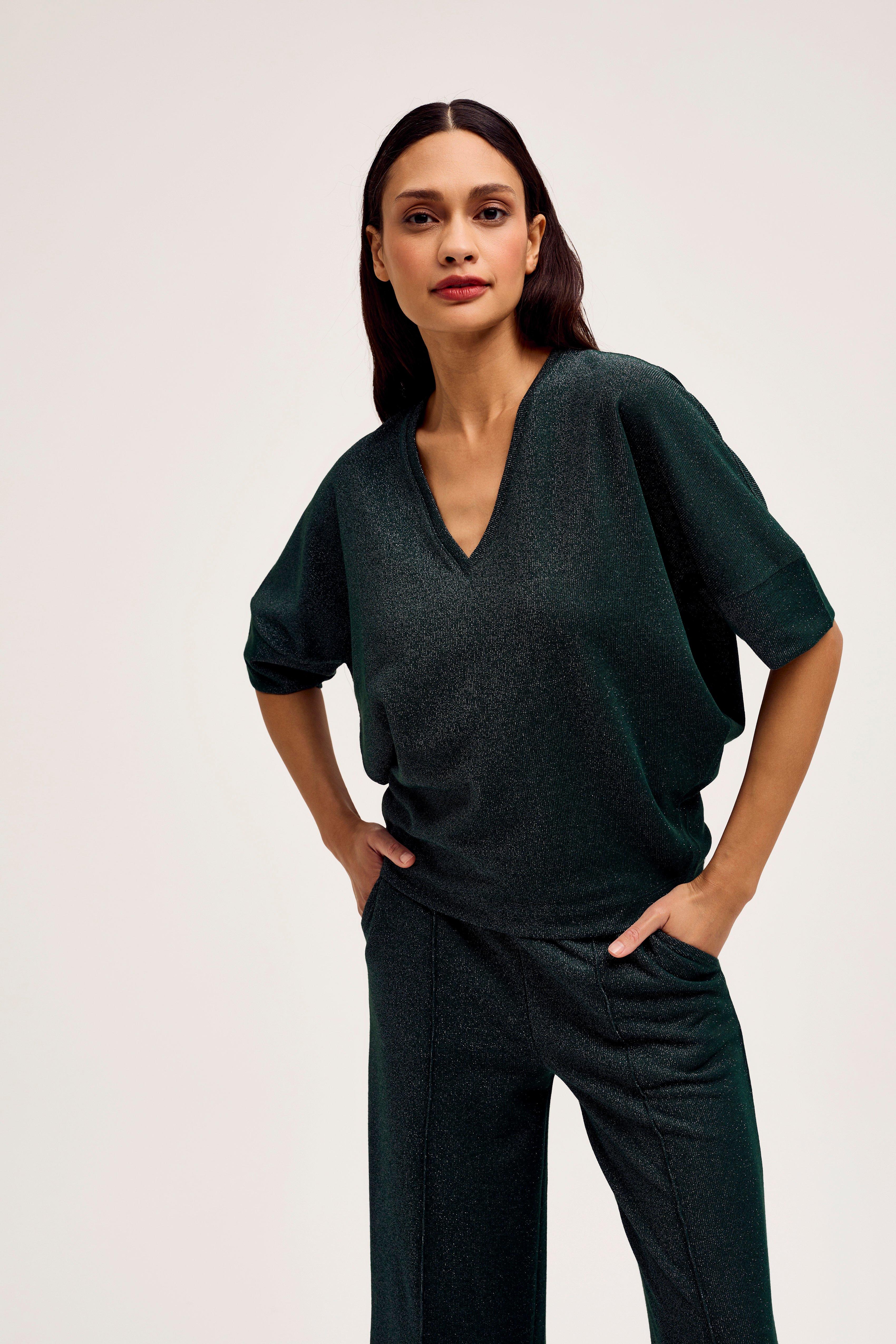 CKS Dames - ELDODEEP - t-shirt short sleeves - dark green