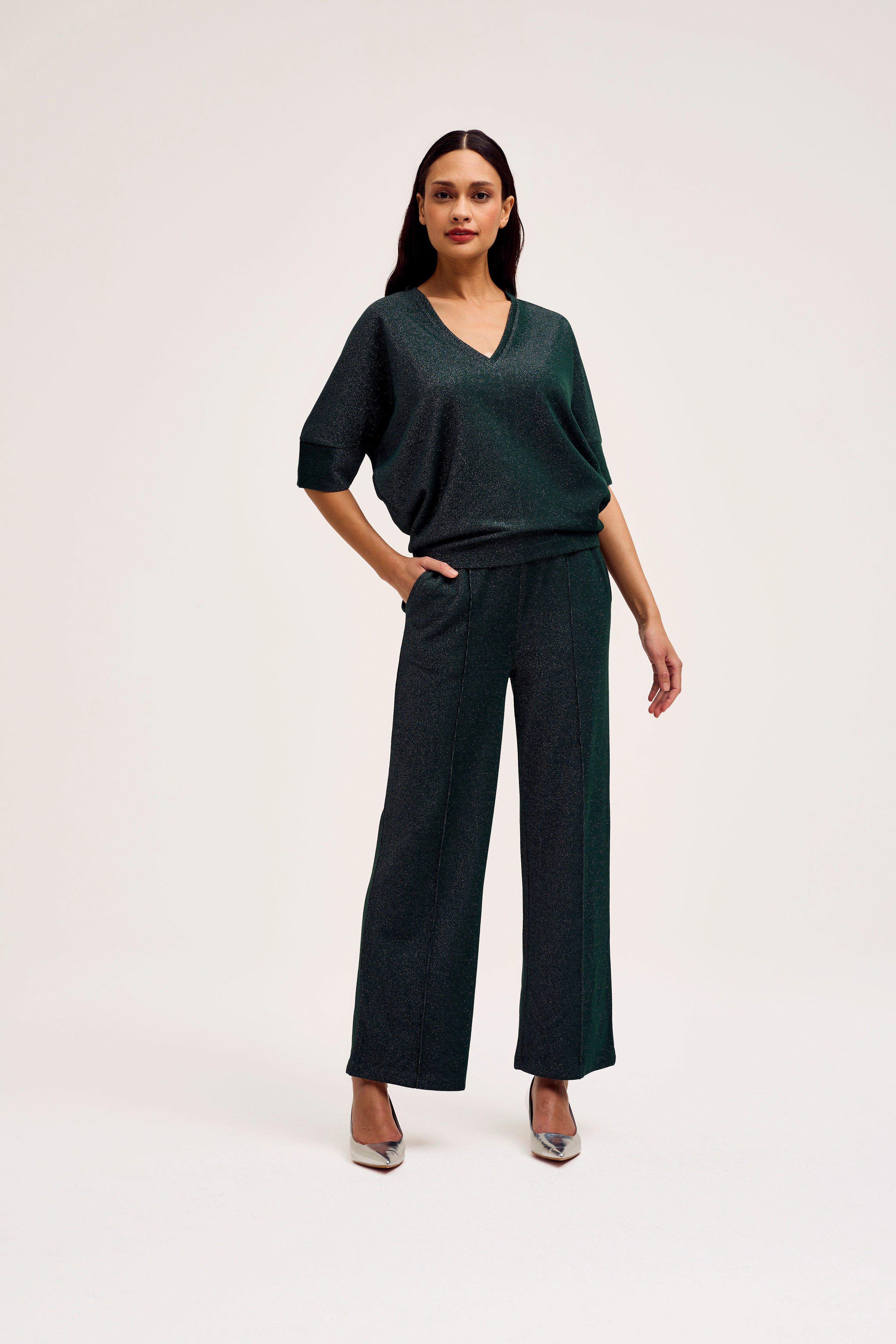 CKS Dames - ELDODEEP - t-shirt short sleeves - dark green