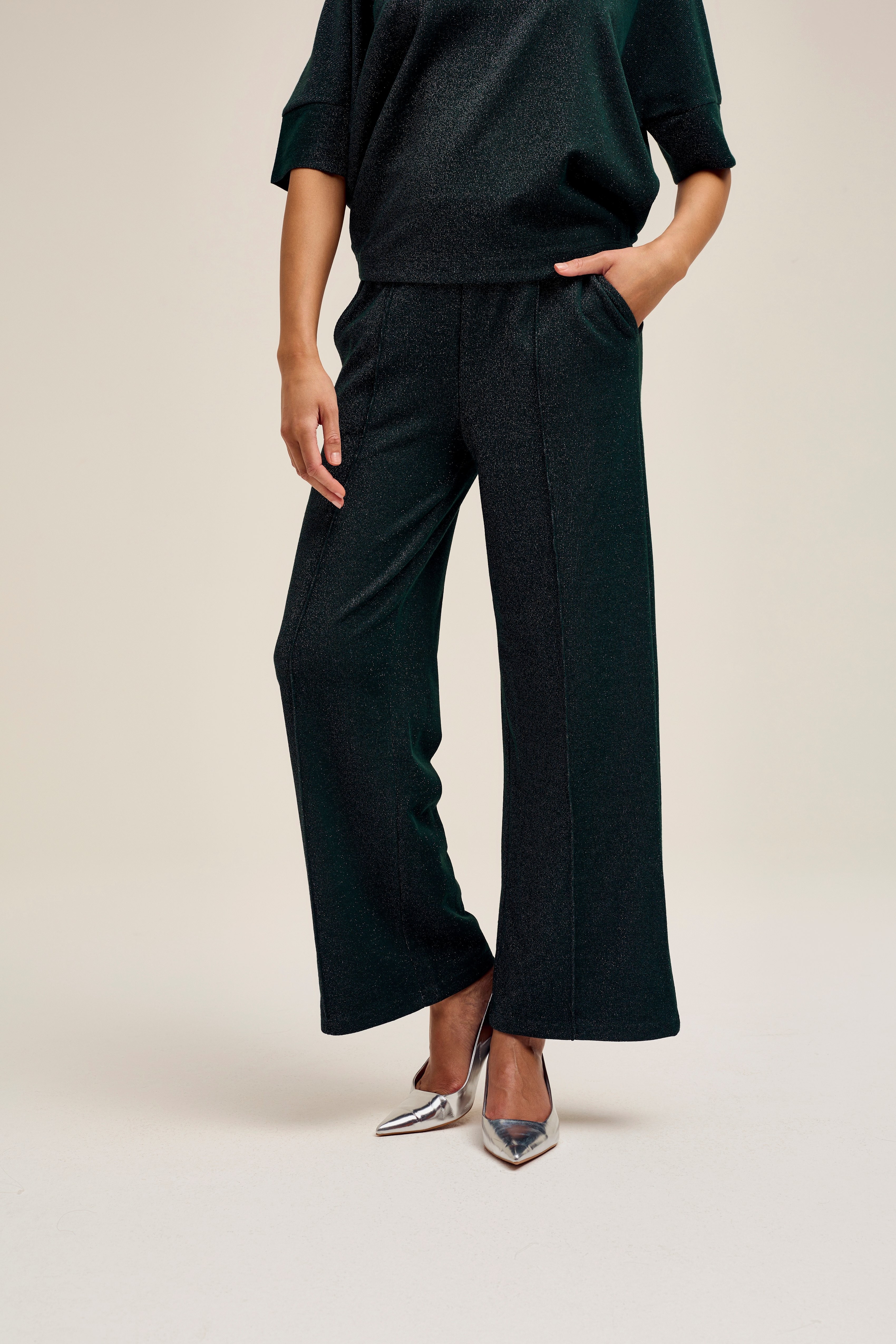 CKS Dames - THEAWIDE - ankle trousers - dark green