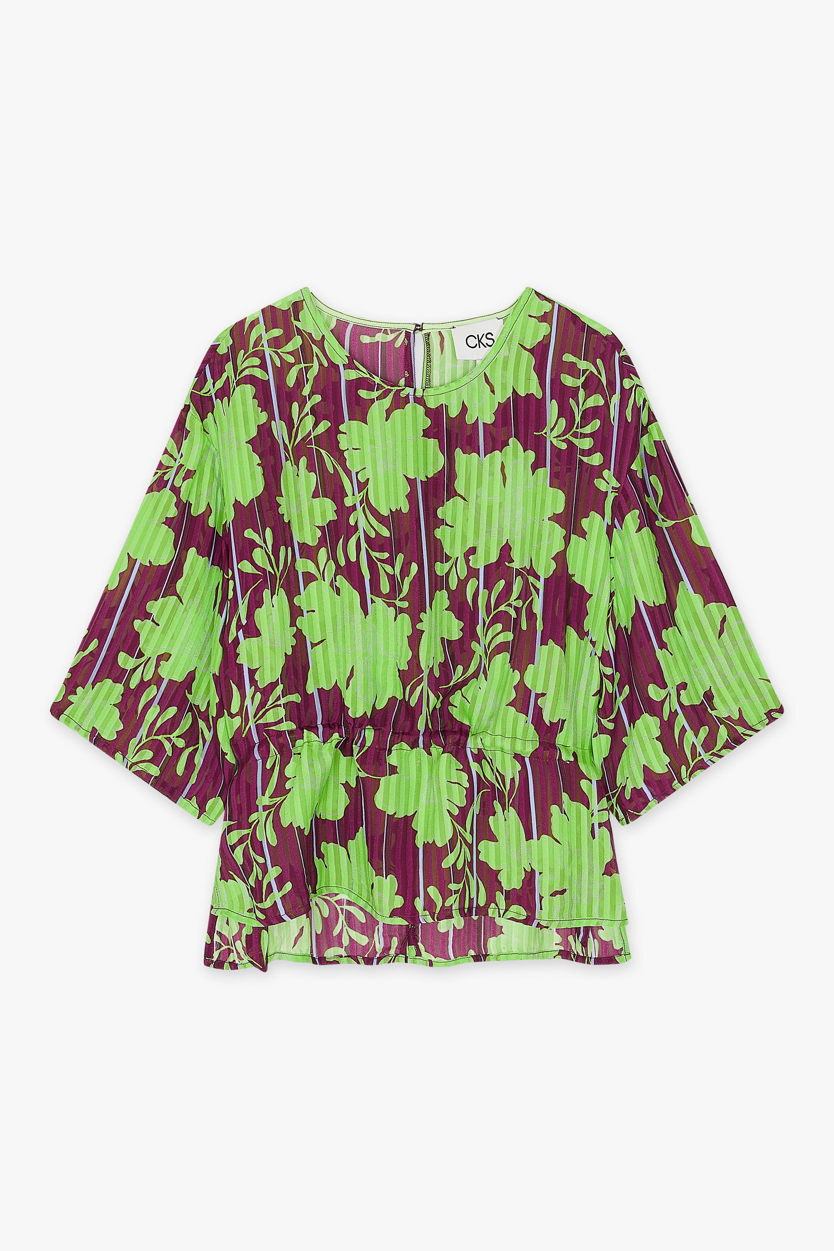 CKS Dames - STORM - blouse lange mouwen - intens groen