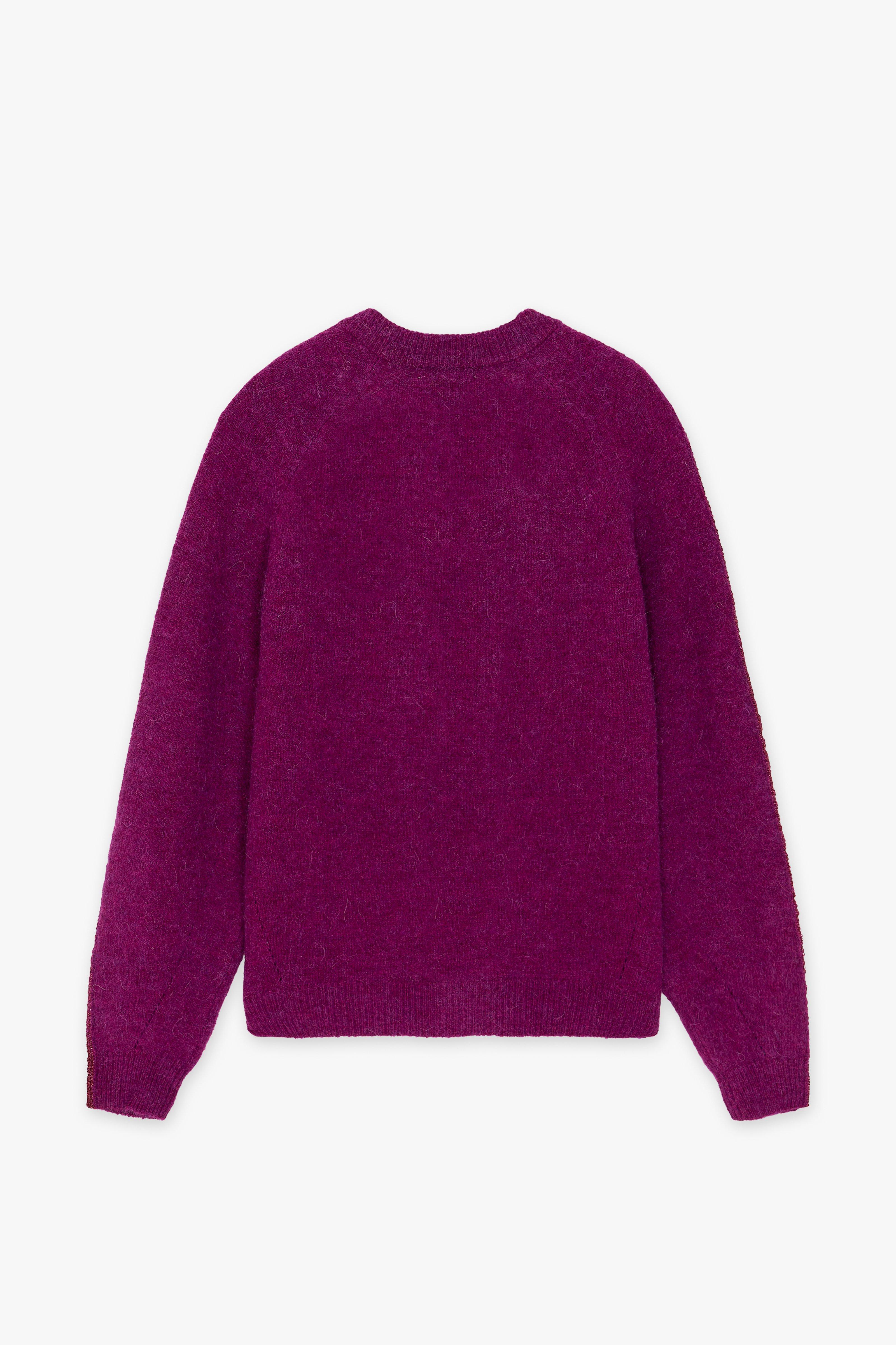 CKS Dames - CARDILUDE - Strickjacke - Violett
