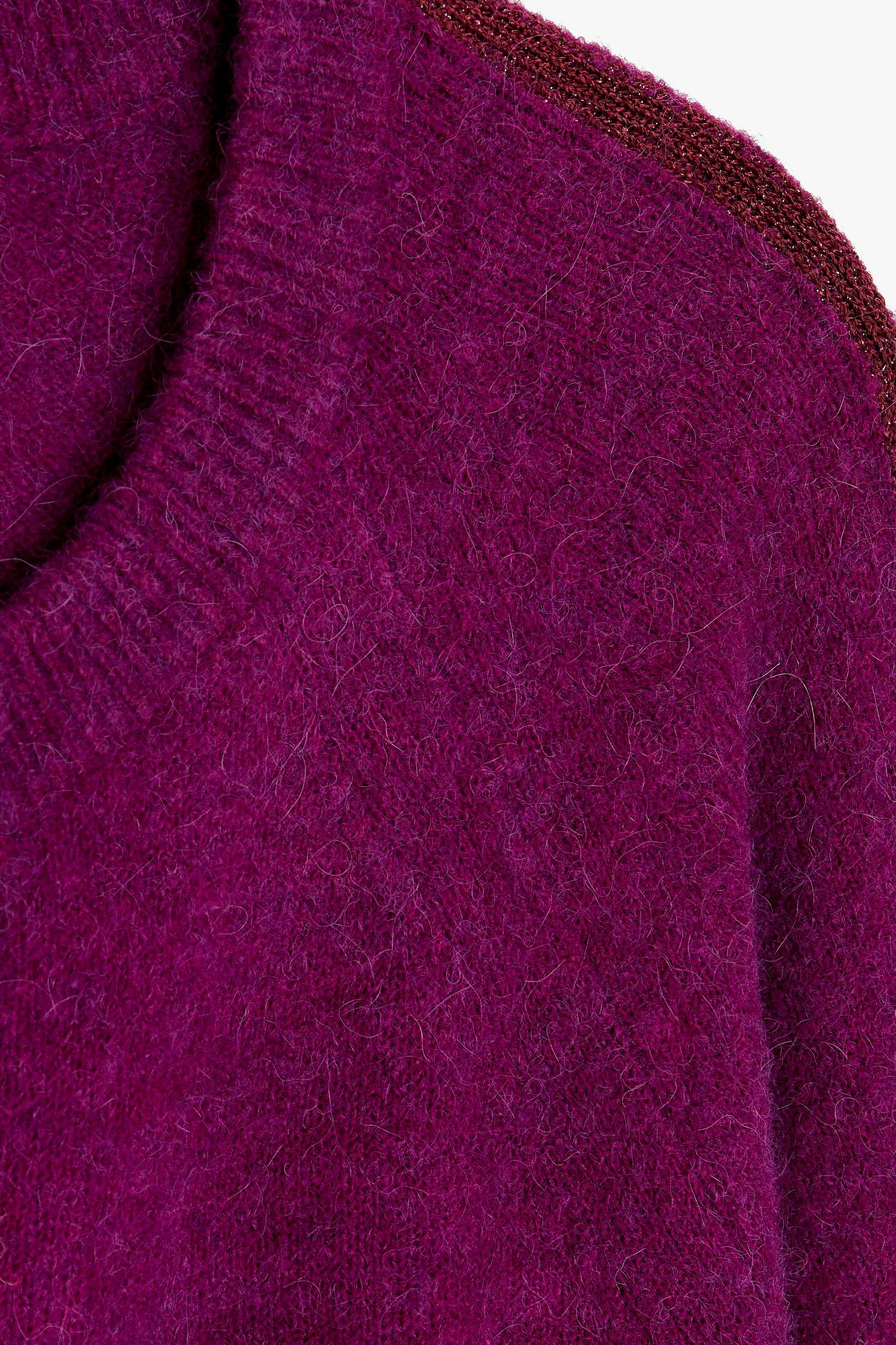 CKS Dames - CARDILUDE - Strickjacke - Violett