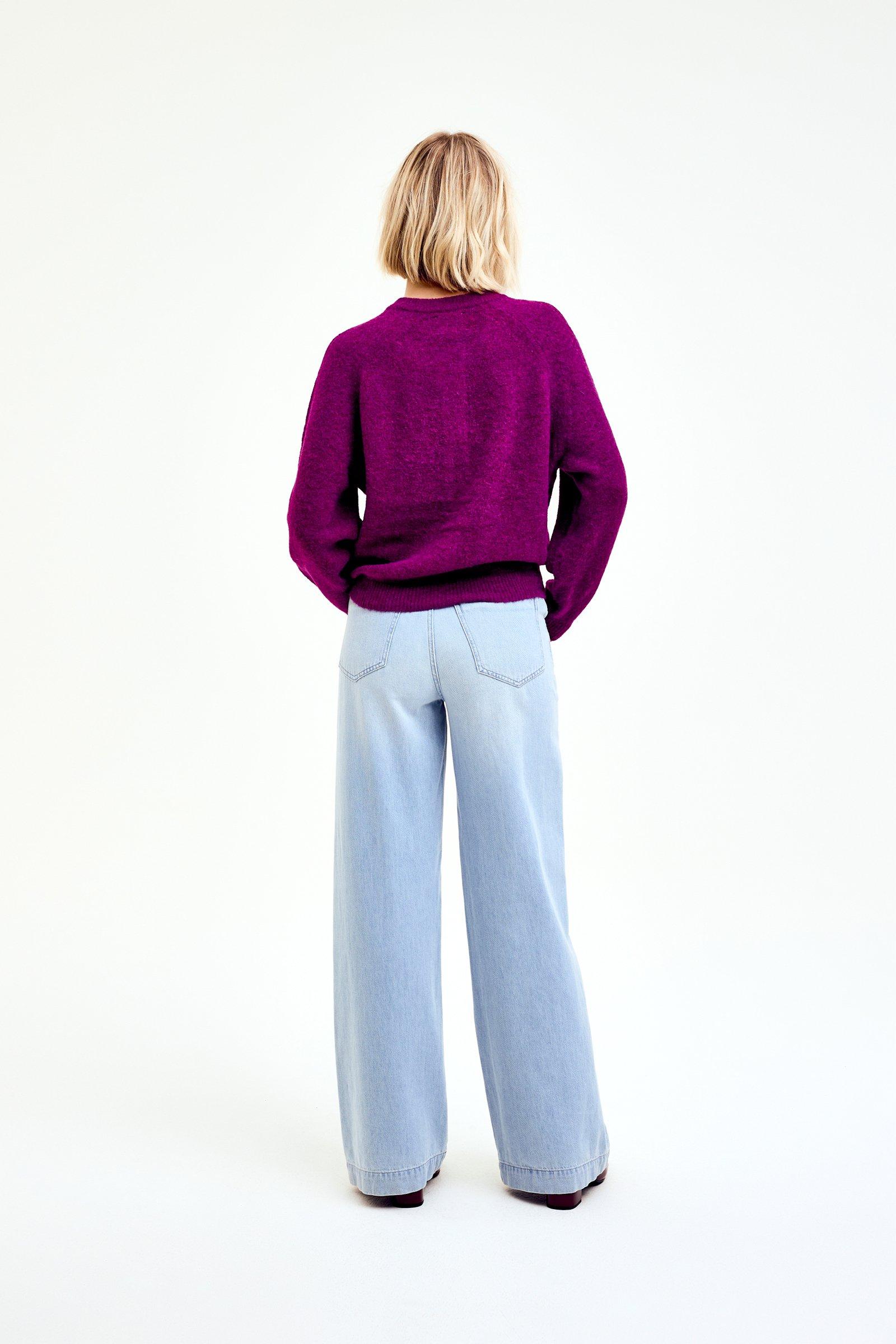 CKS Dames - CARDILUDE - Strickjacke - Violett
