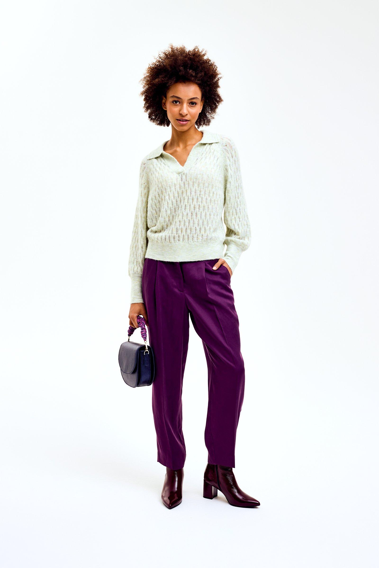CKS Dames - PLUMMY - pullover - vert clair
