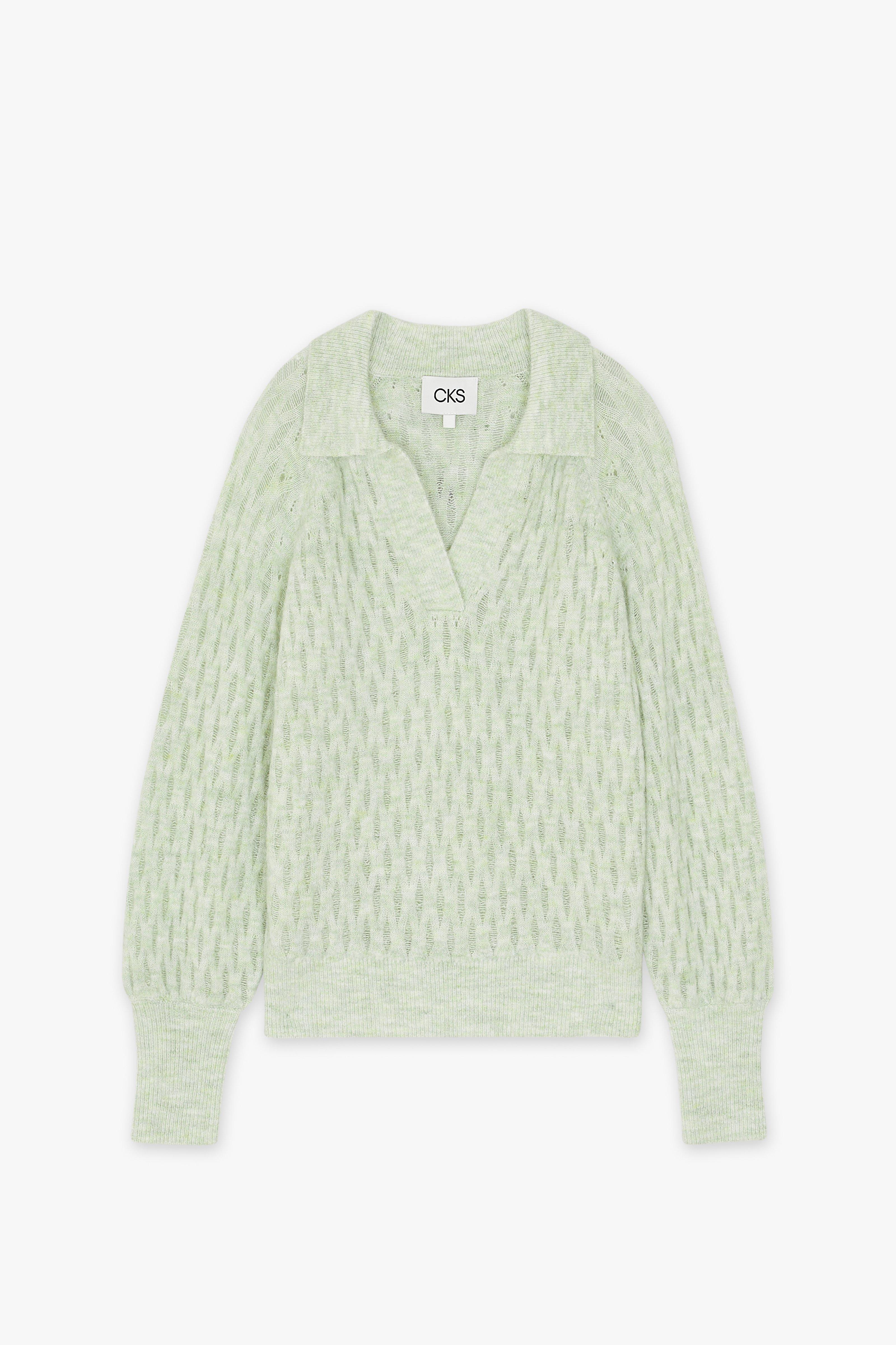 CKS Dames - PLUMMY - pullover - vert clair