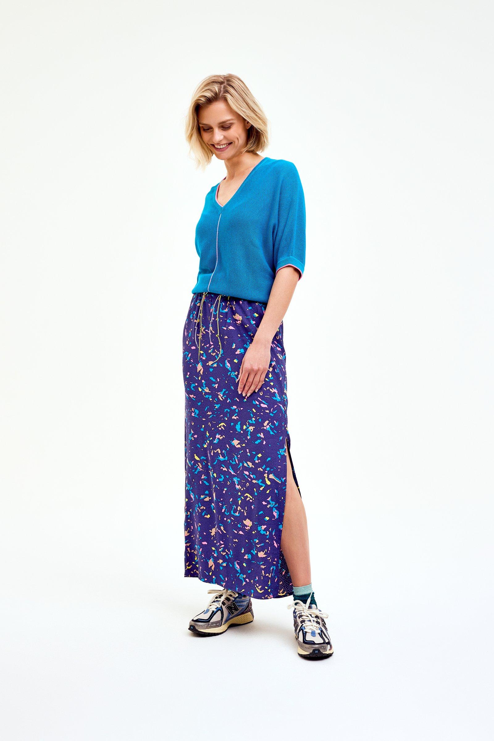 CKS Dames - PRATT - knitted top - vivid blue
