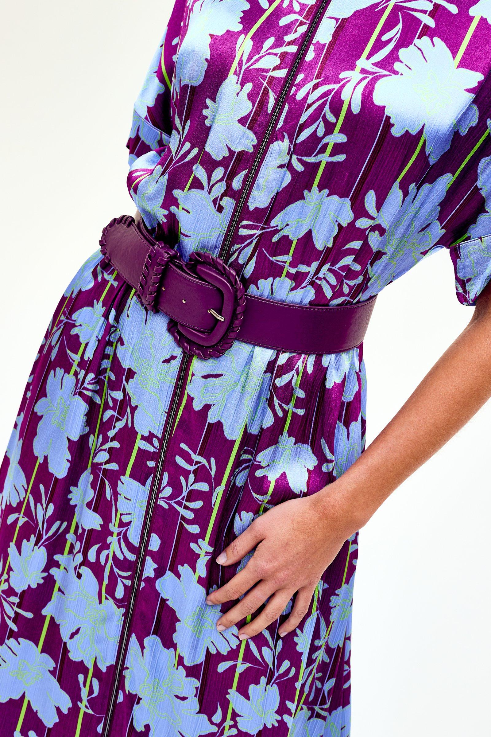 CKS Dames - STITCHY - ceinture large - violet