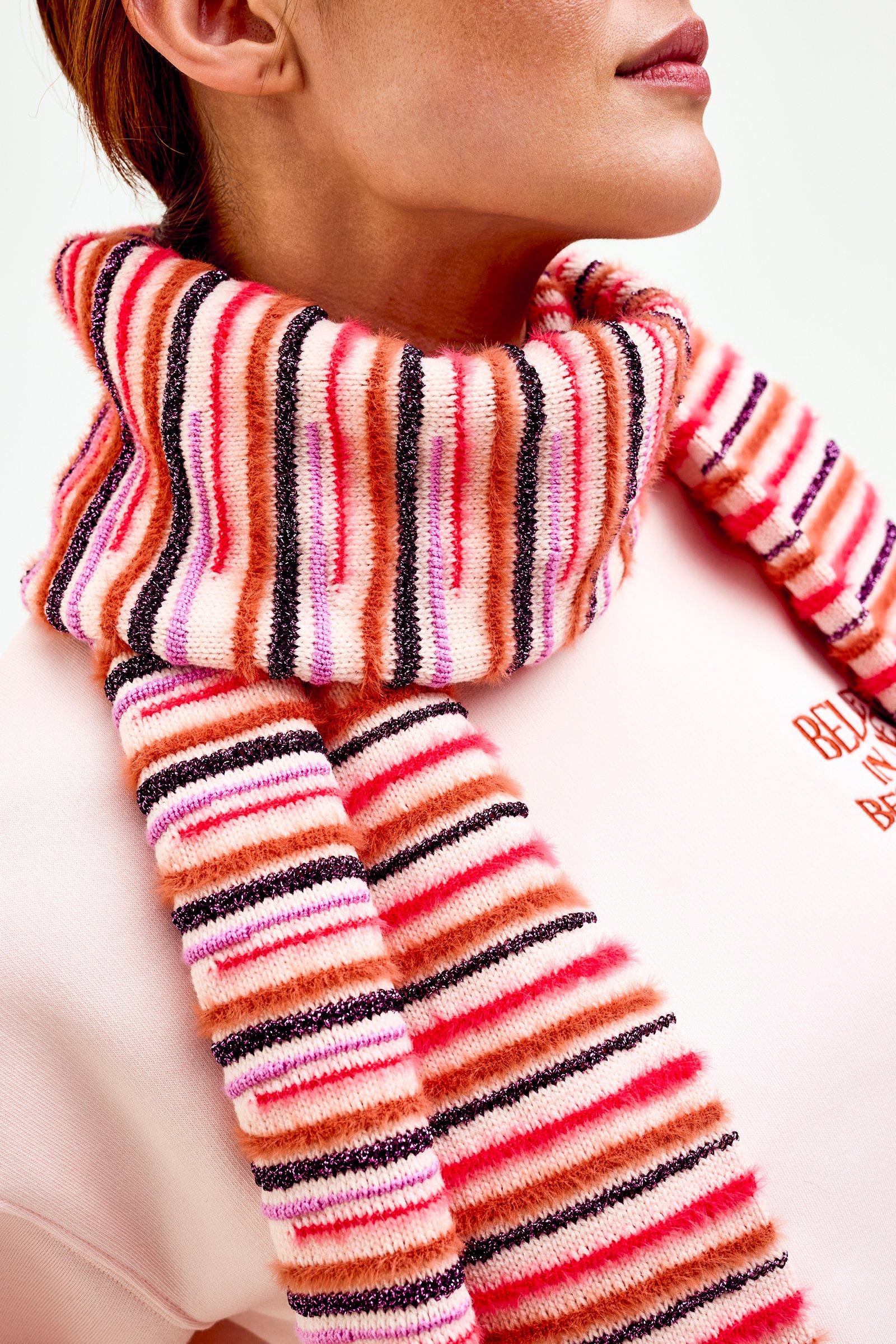 CKS Dames - SOPPY - écharpe d'hiver - rose clair